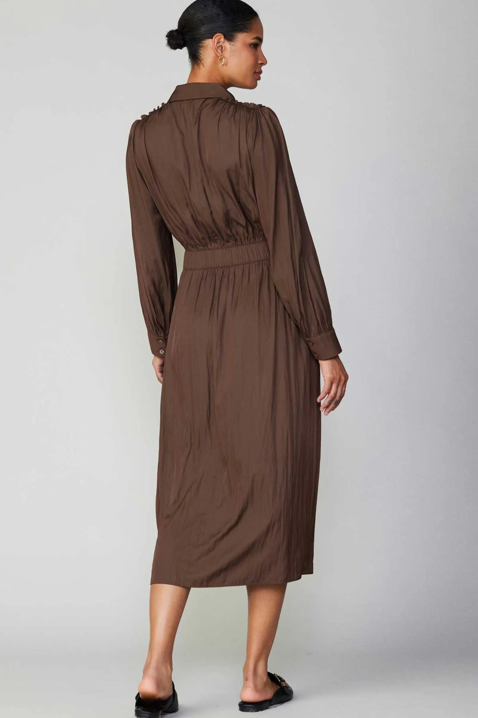 Leah Chocolate Dress office wear