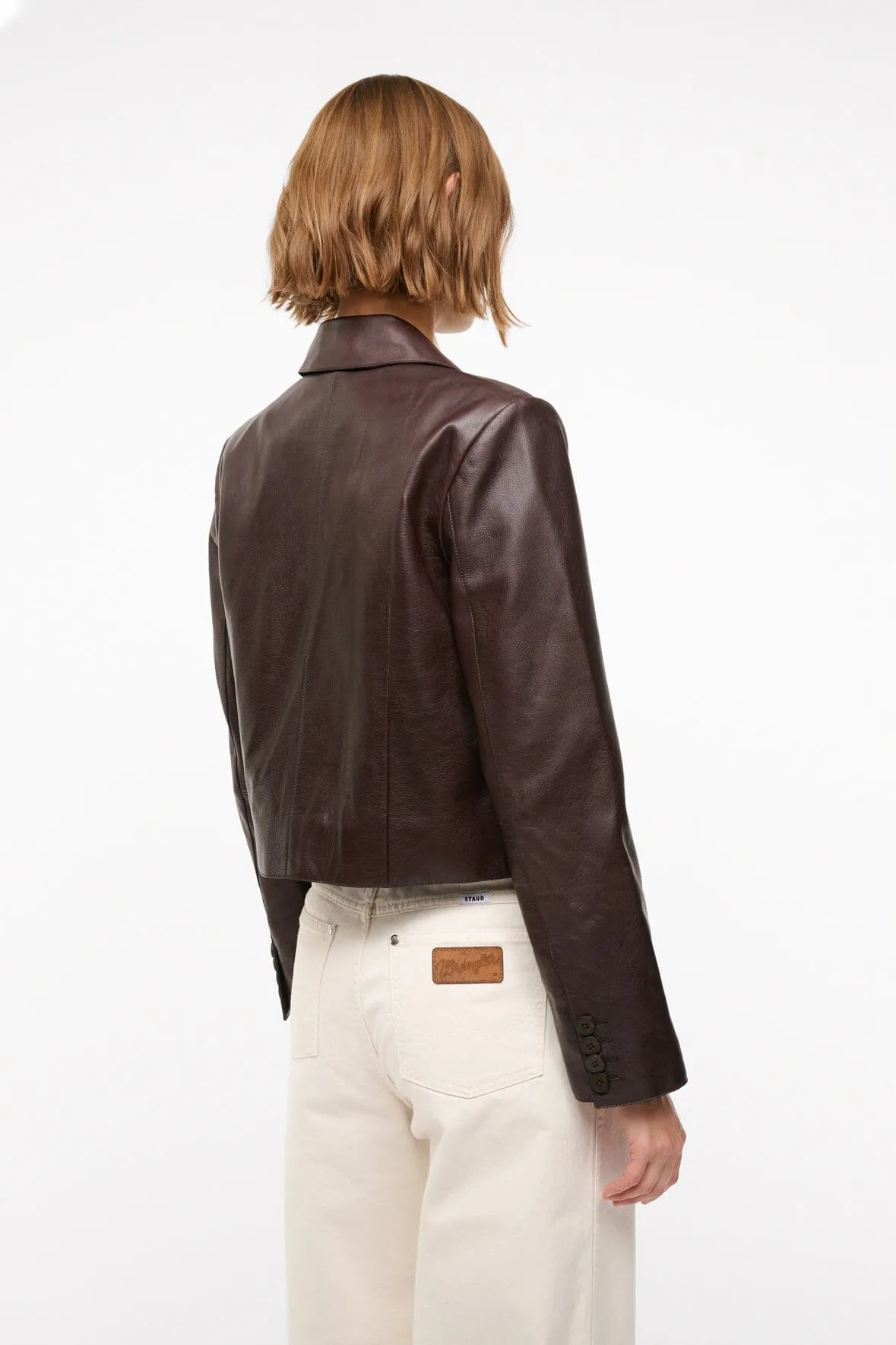 LEATHER MARINO JACKET | TIRAMISU storm proof