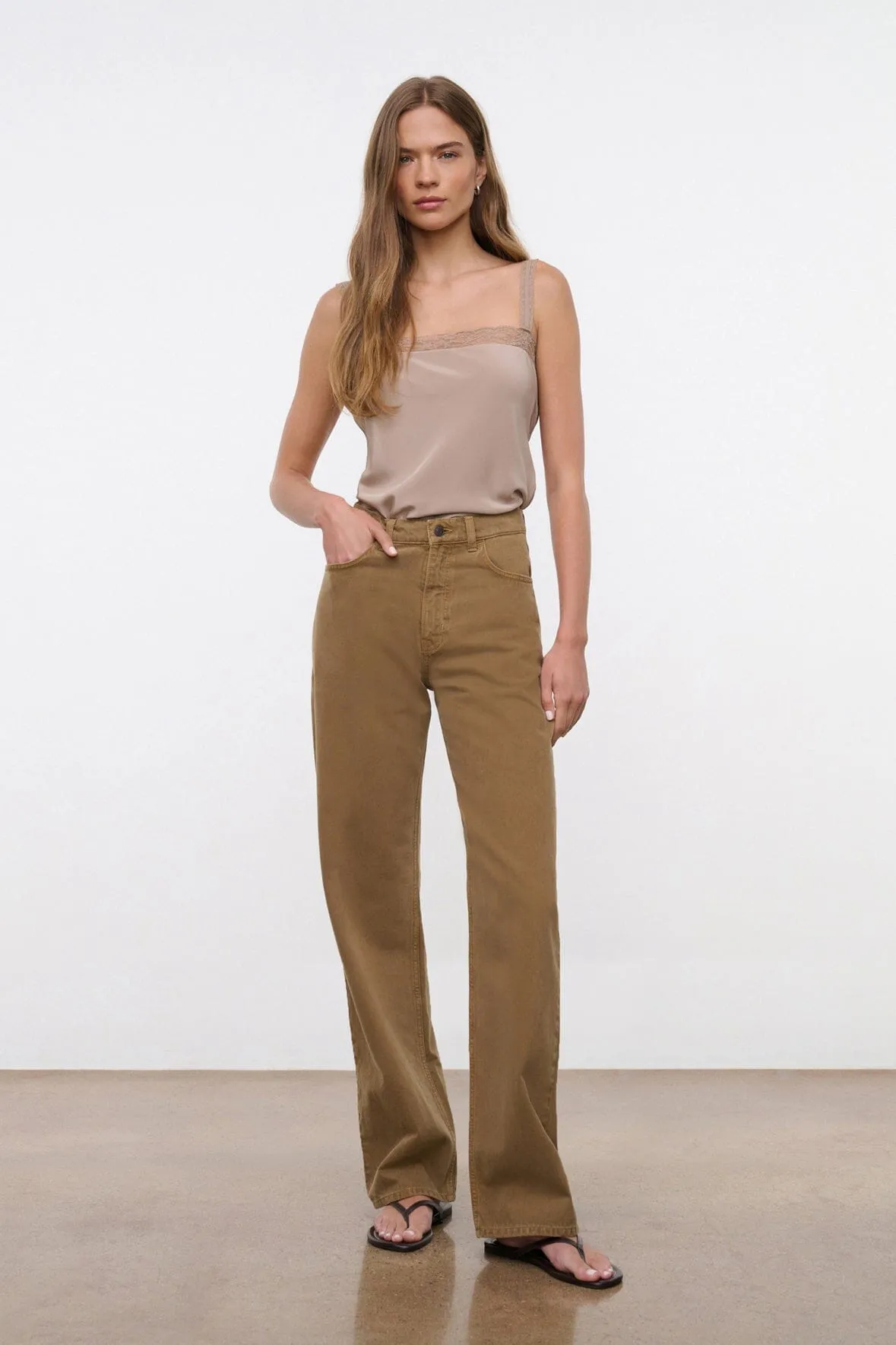 LEO HIGH RISE JEAN | PORTOBELLO fashion versatile