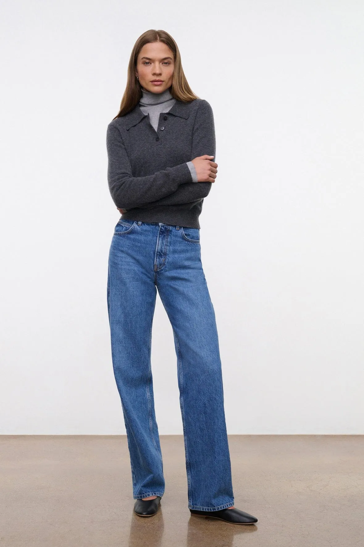 LEO HIGH RISE JEAN | VINTAGE WASH soft skin