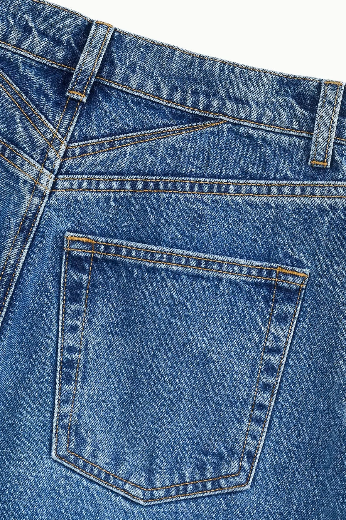 LEO HIGH RISE JEAN | VINTAGE WASH custom cut