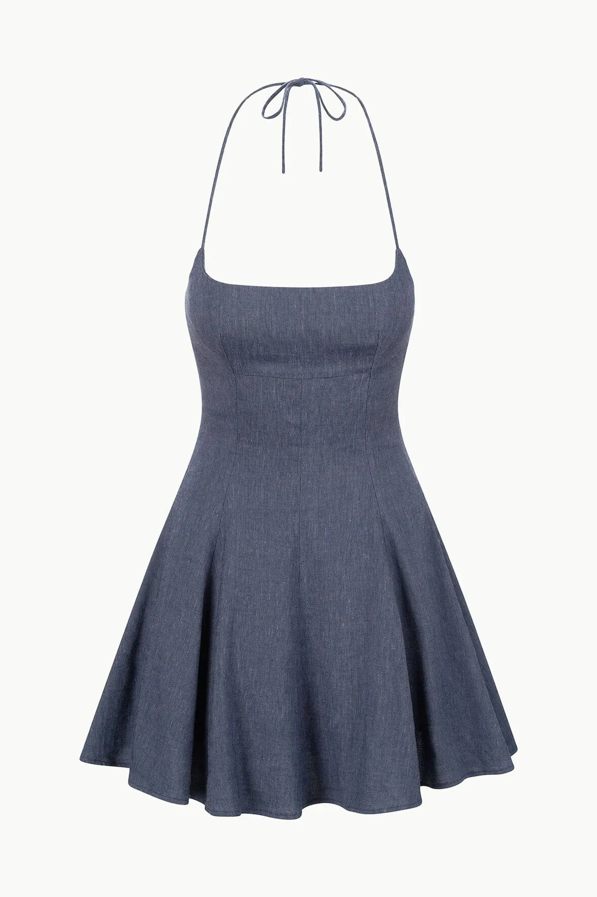 LEONE LINEN DRESS | CHAMBRAY effortless glam