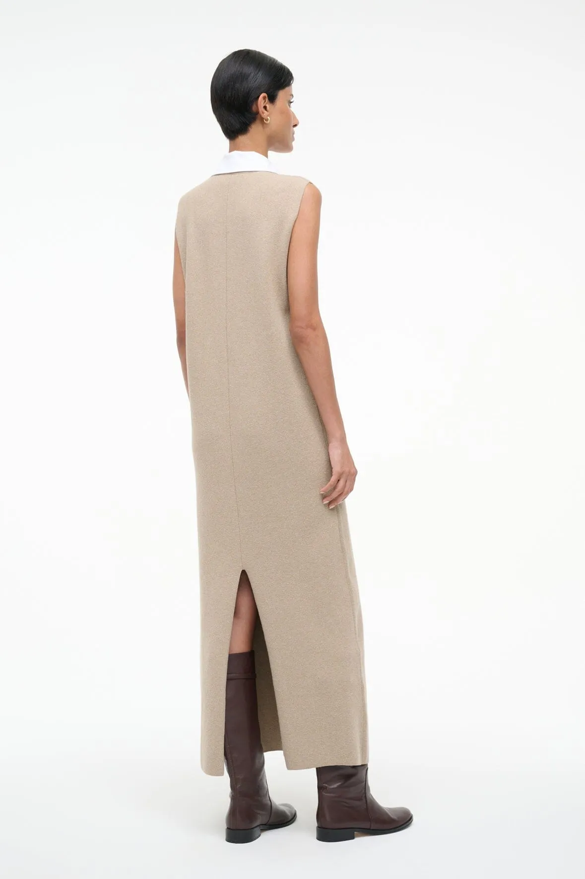 LESLIE DRESS | SAND WHITE airy glam