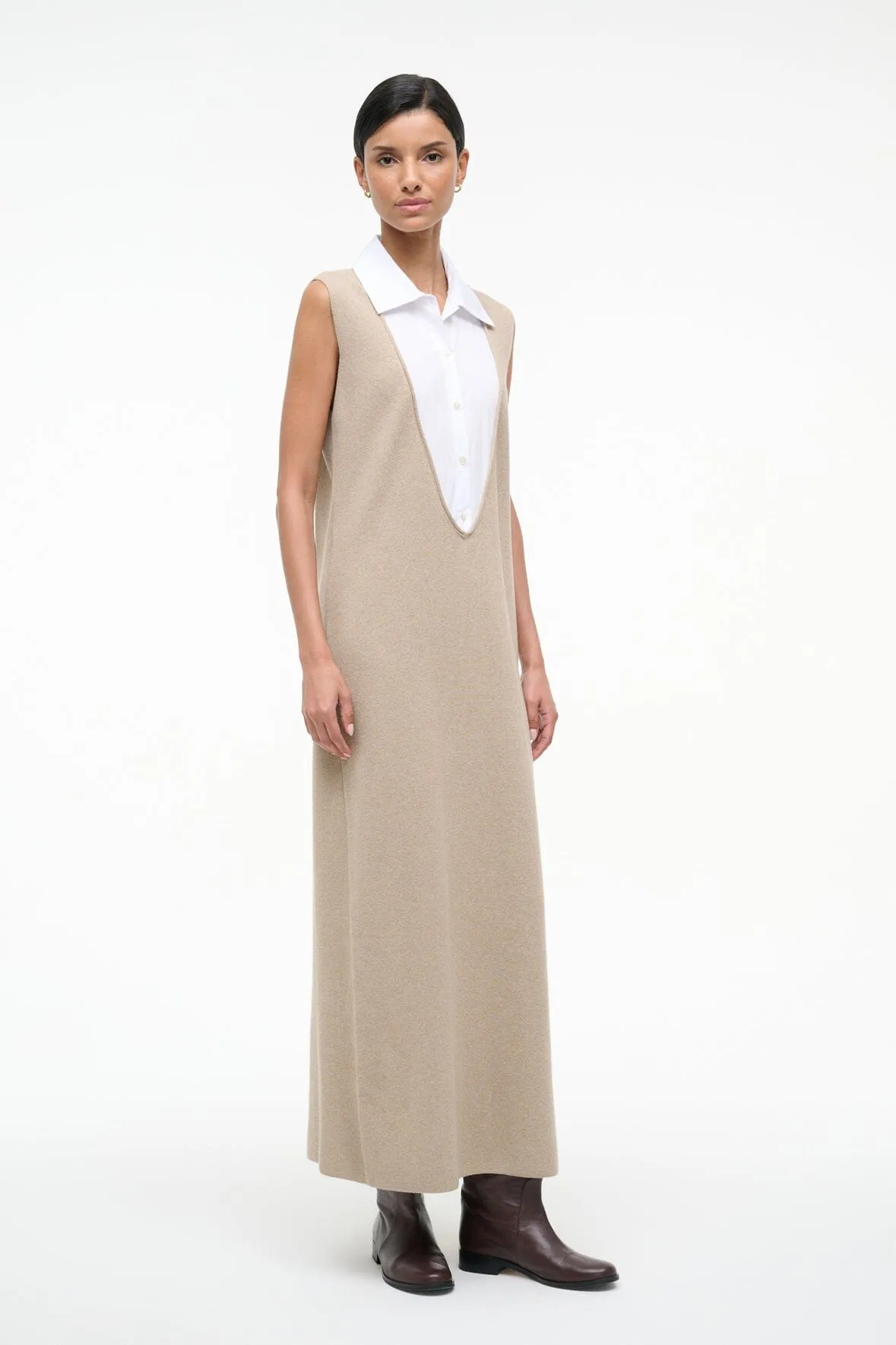 LESLIE DRESS | SAND WHITE birthday look