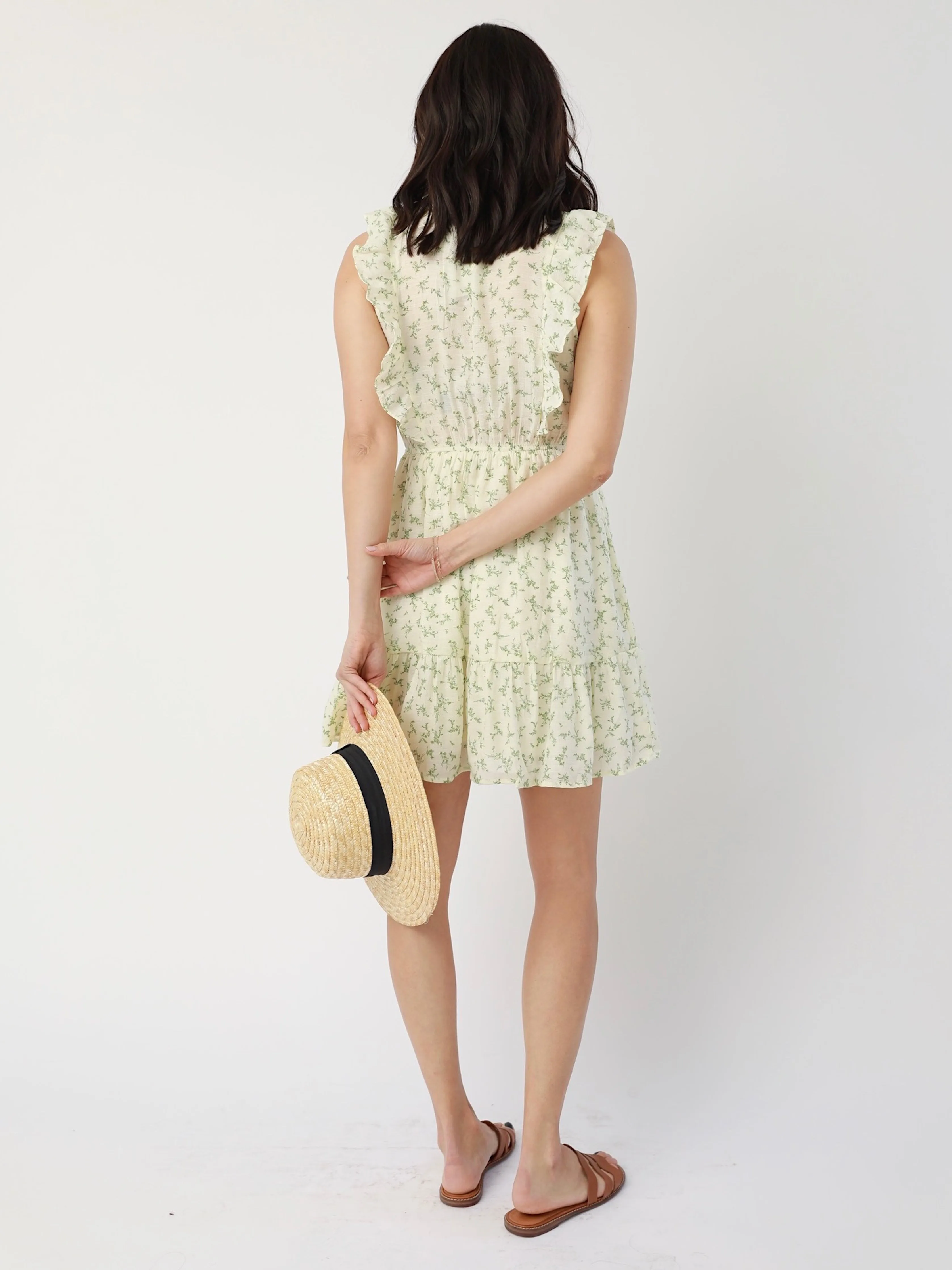 Lex Floral Dress in Ivy garden charm