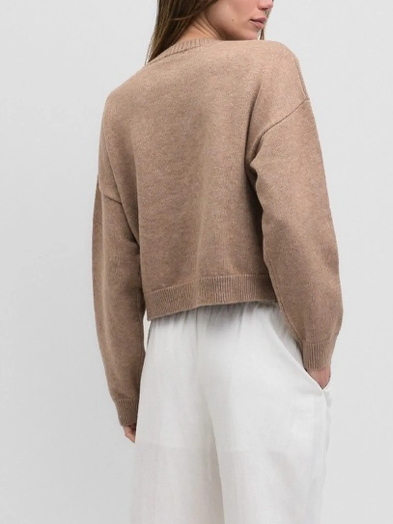 Lexi Pocket Sweater Mocha Layer Mood