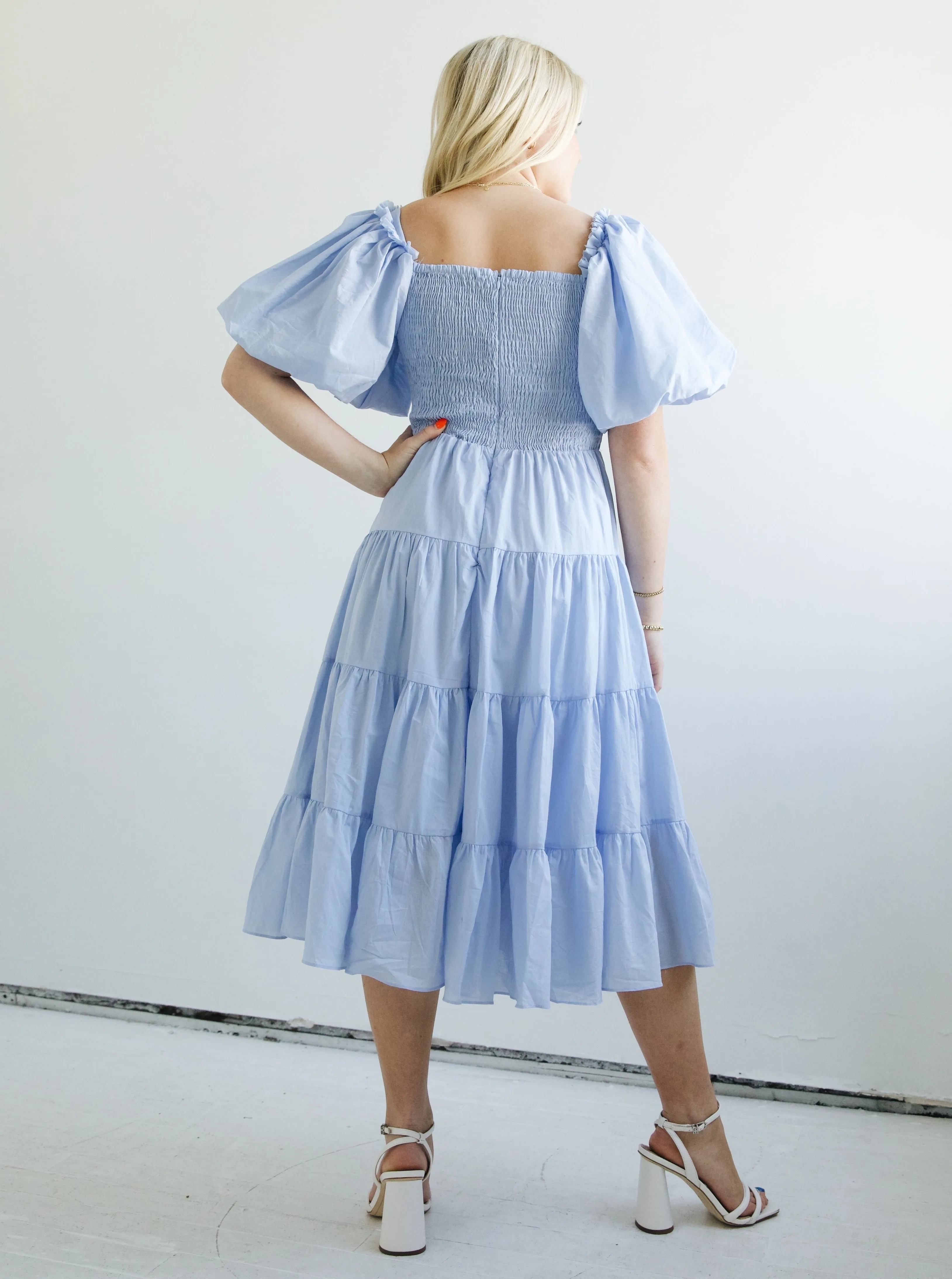 Lindsey Smocked Dress touch soft