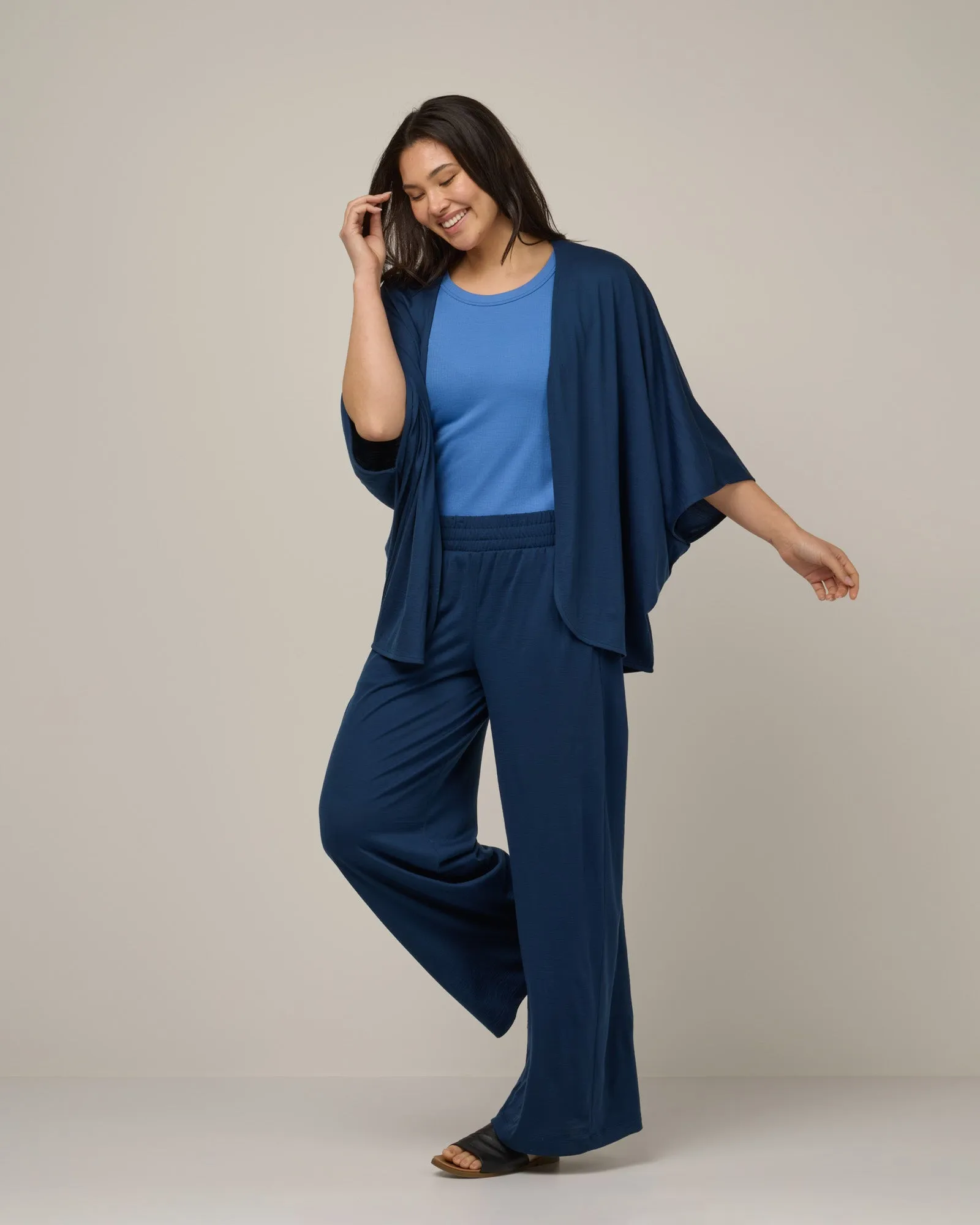 Lisbon Shawl Cardigan weekend wear