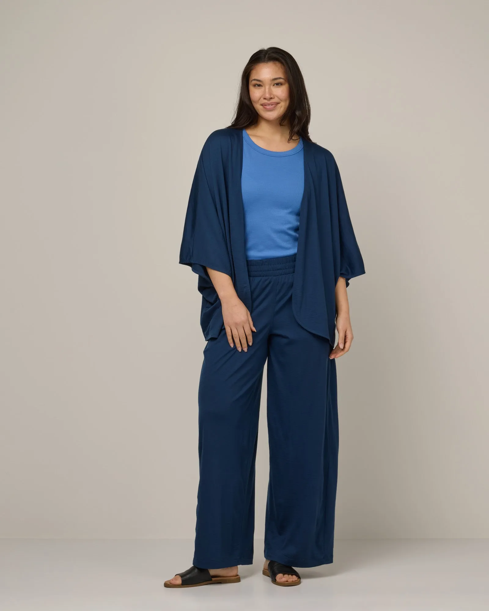 Lisbon Shawl Cardigan cool tone