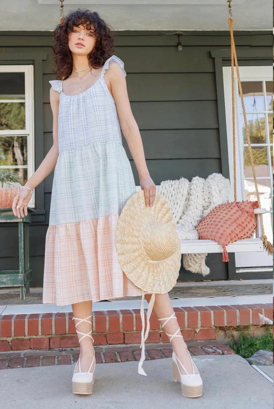 Lola Seersucker Dress effortless glam