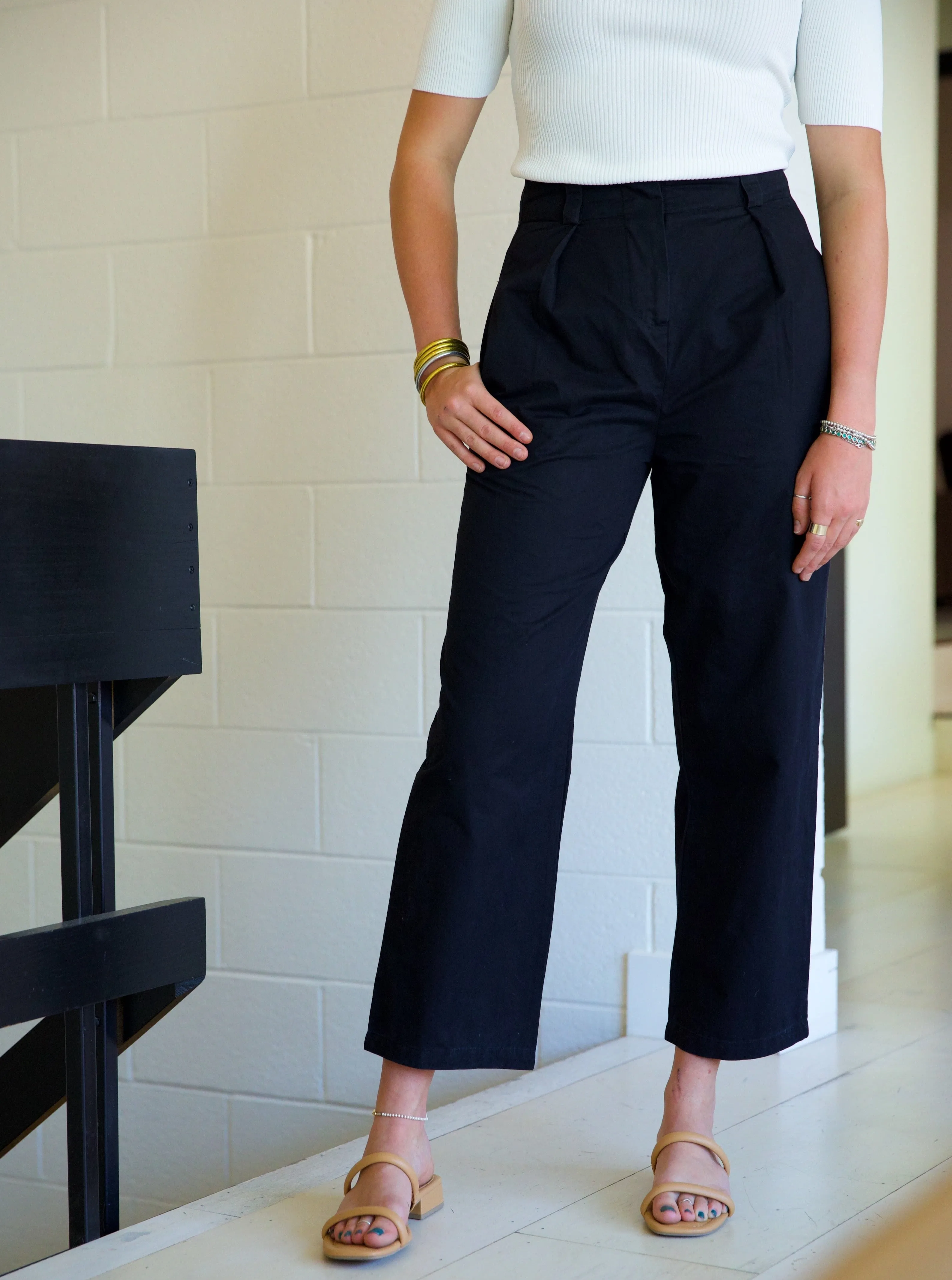 Lula Pant Black abrasion craft