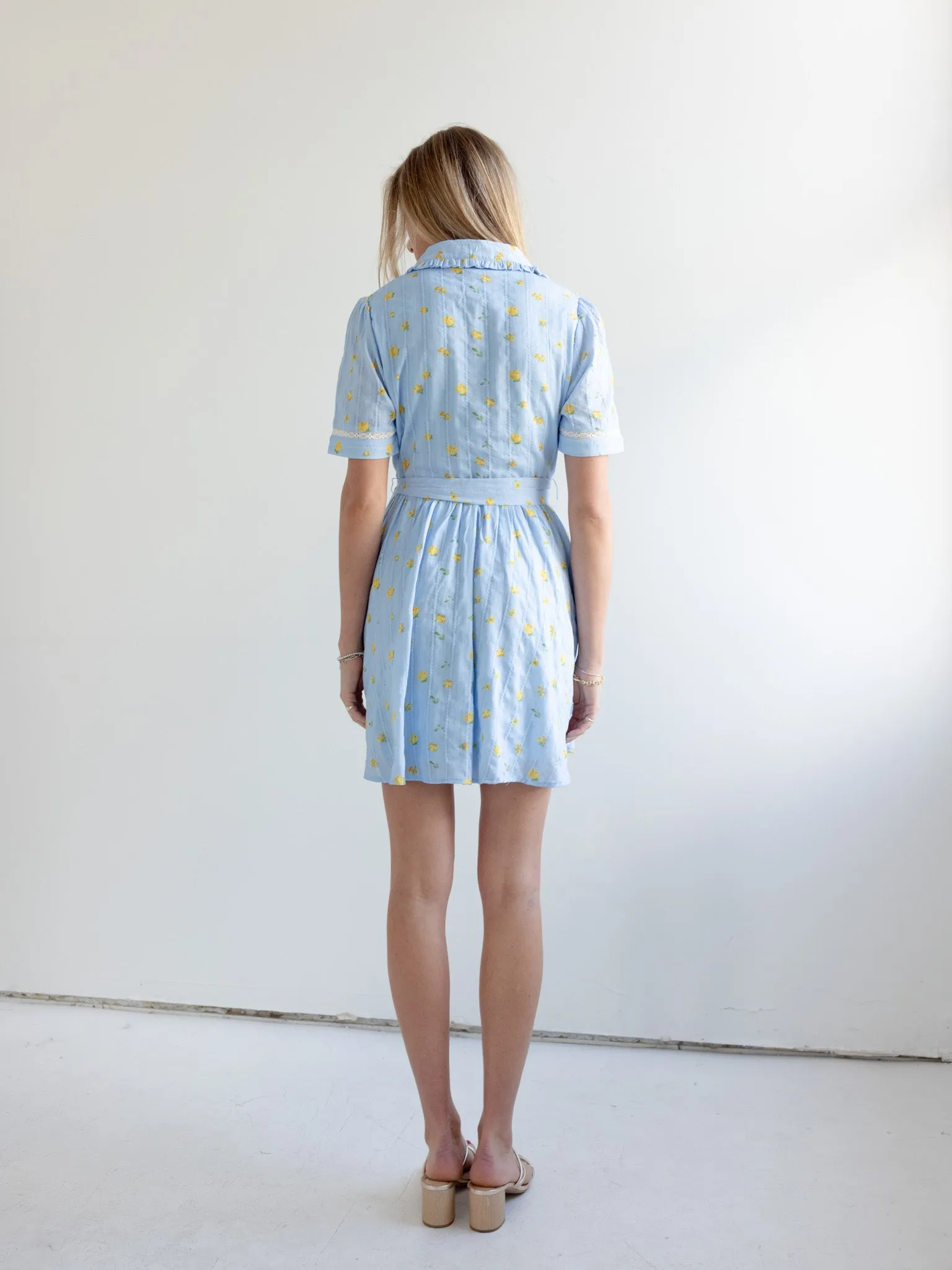 Madi Collared Mini Dress sunny tone