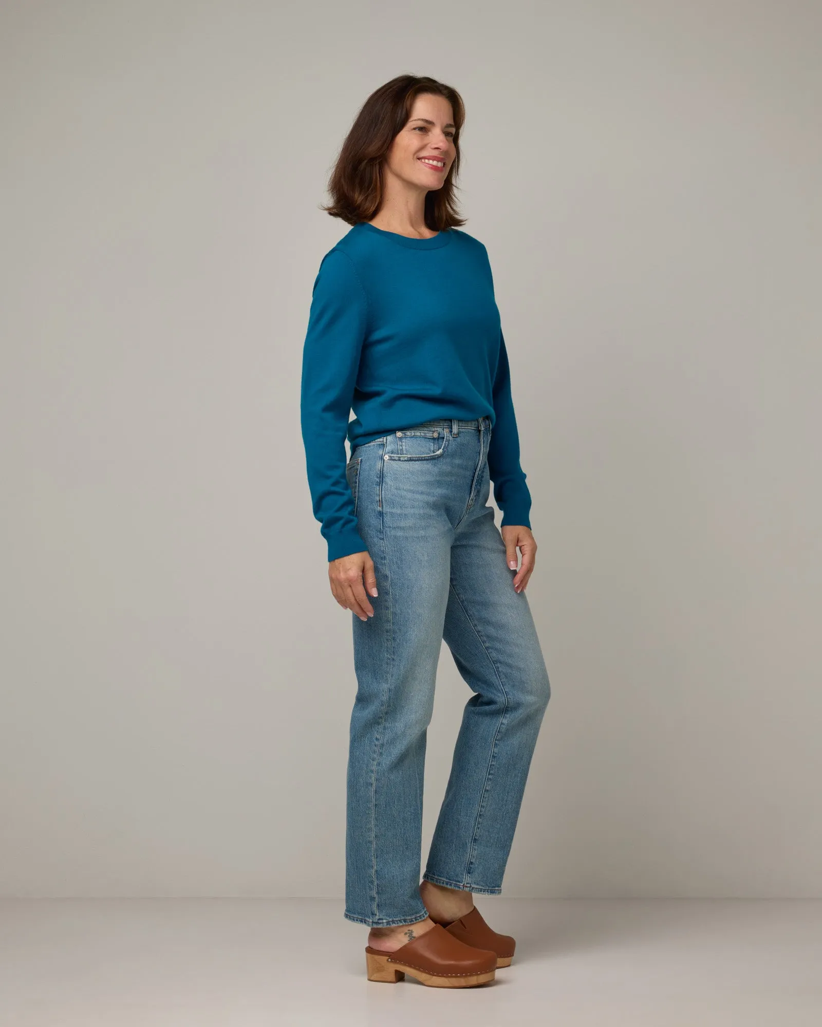 Maeve Crew Neck Sweater Chic Fit