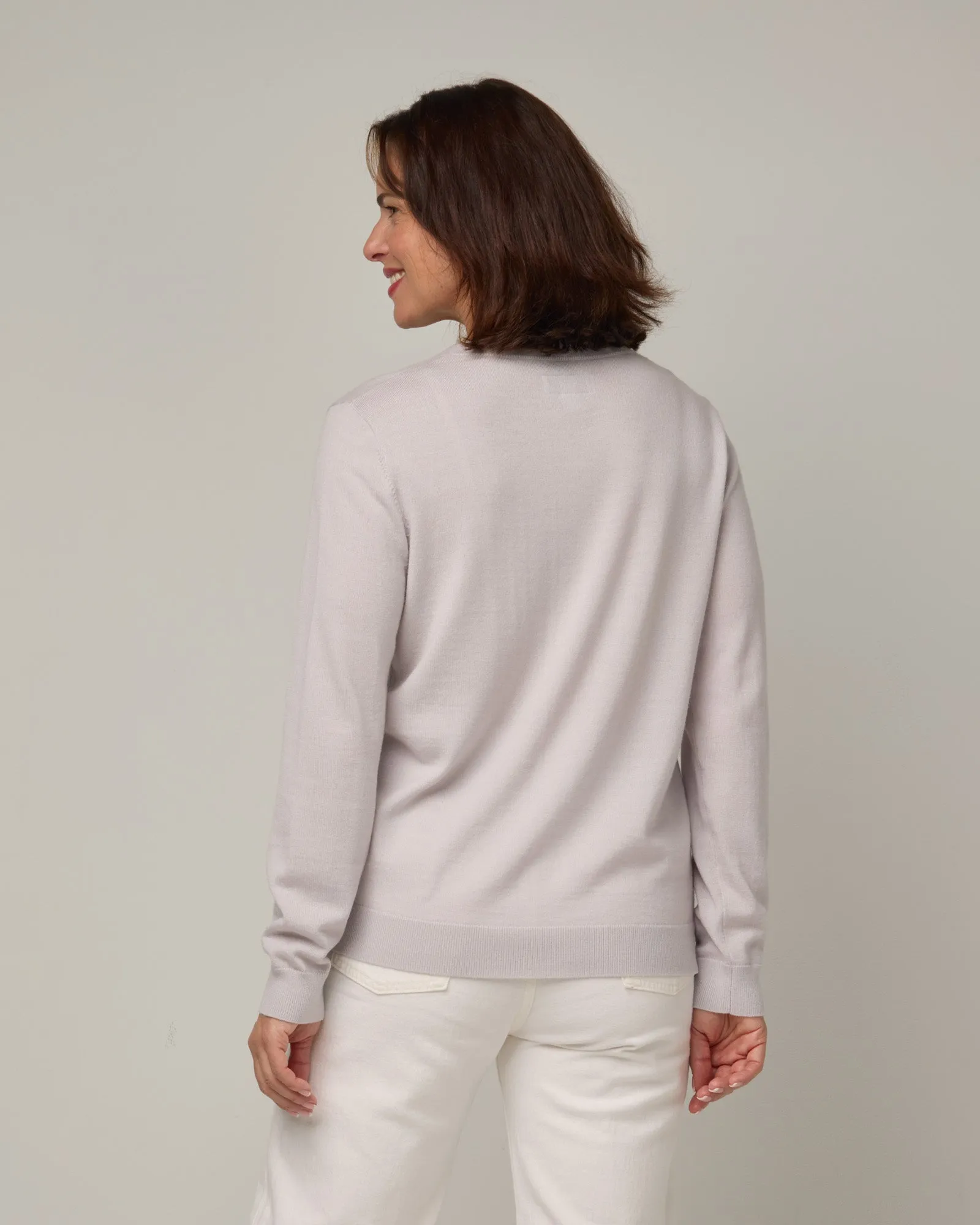 Maeve Crew Neck Sweater Light Chill