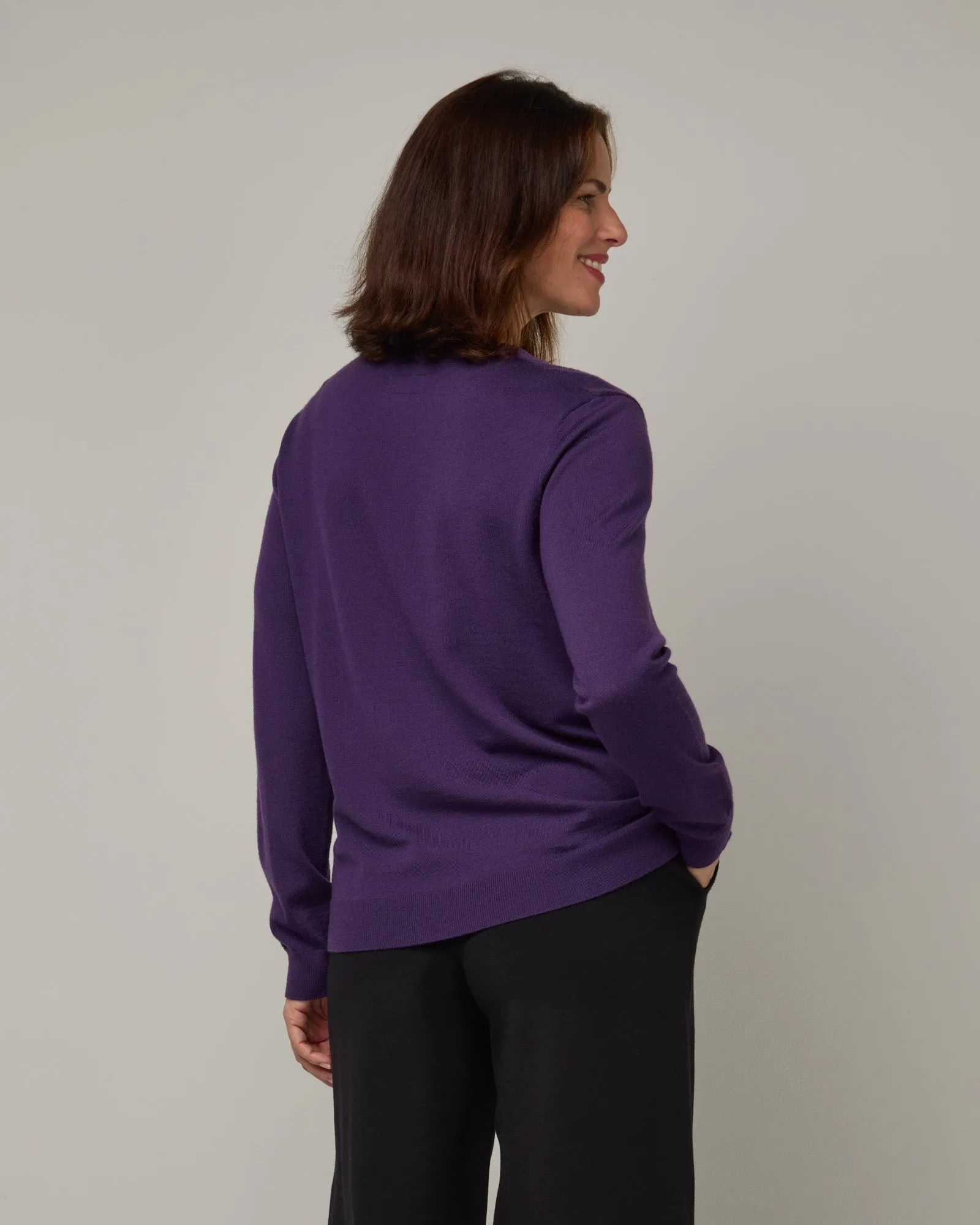 Maeve Crew Neck Sweater College Cool