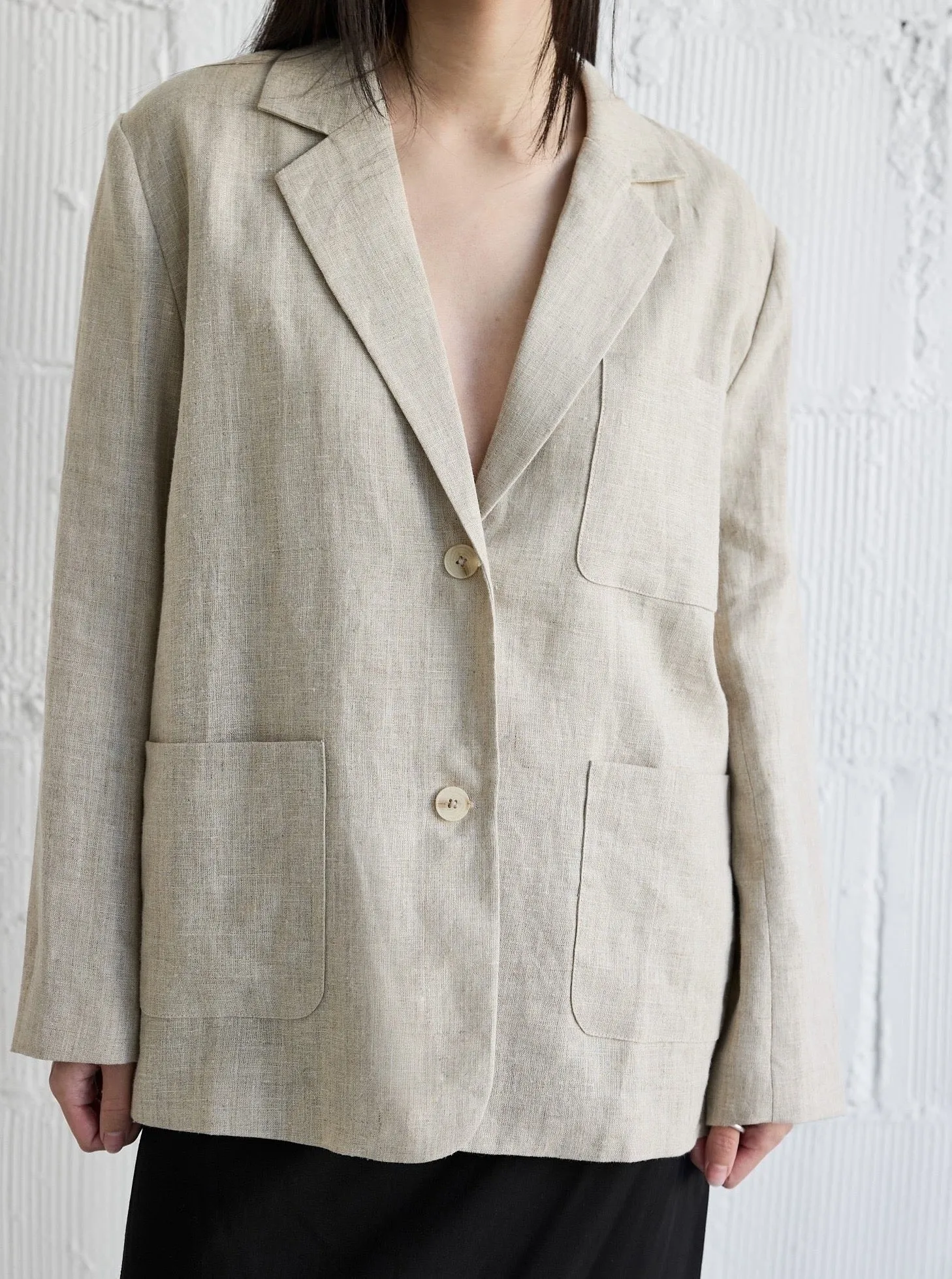 Malia Blazer - Natural wind weight