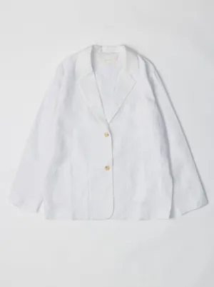 Malia Blazer - White evening tone