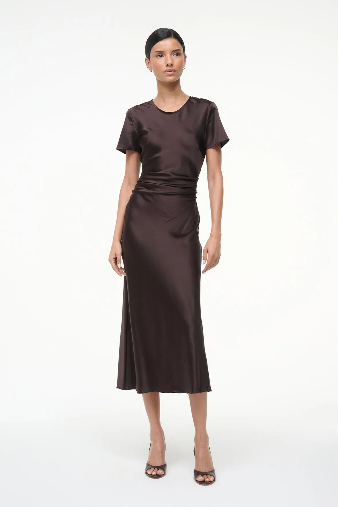 MARCEL SILK DRESS | EARTH party chic
