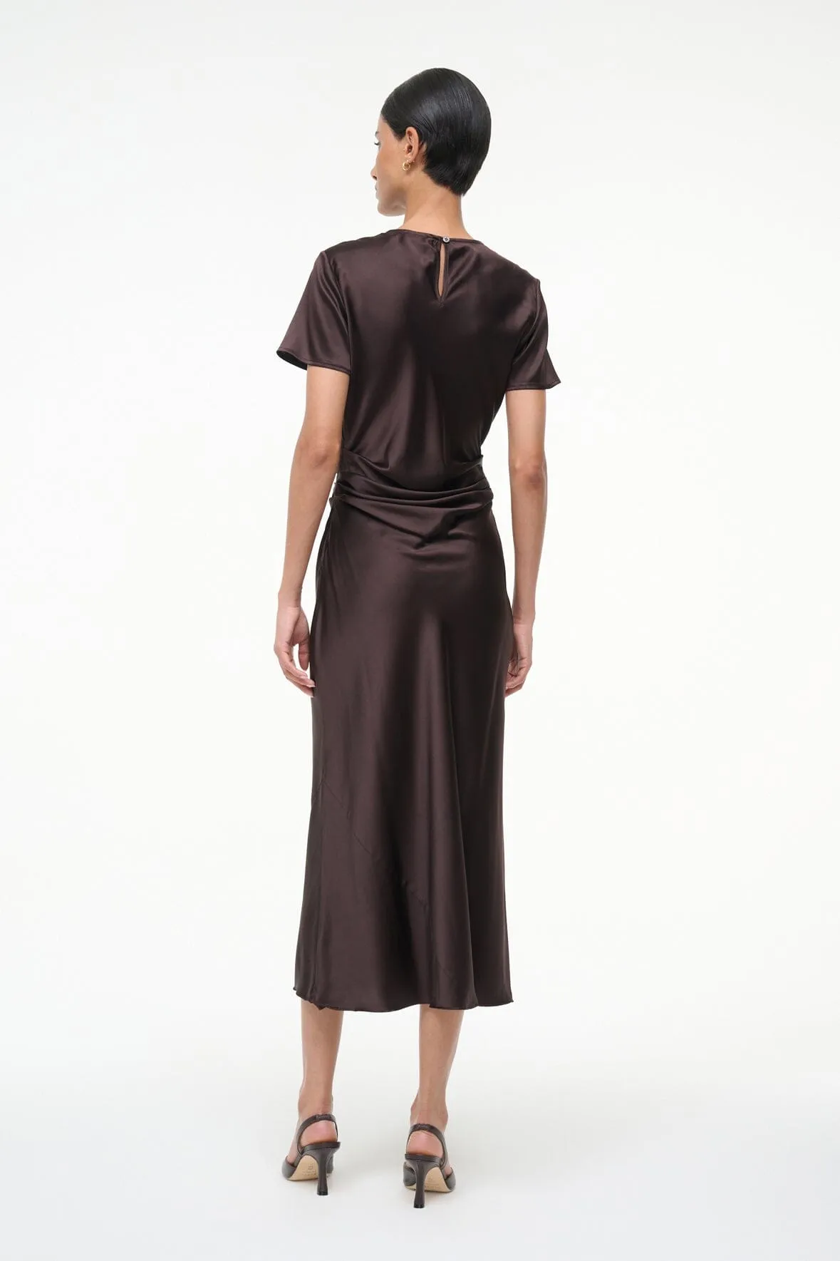 MARCEL SILK DRESS | EARTH flirty mood