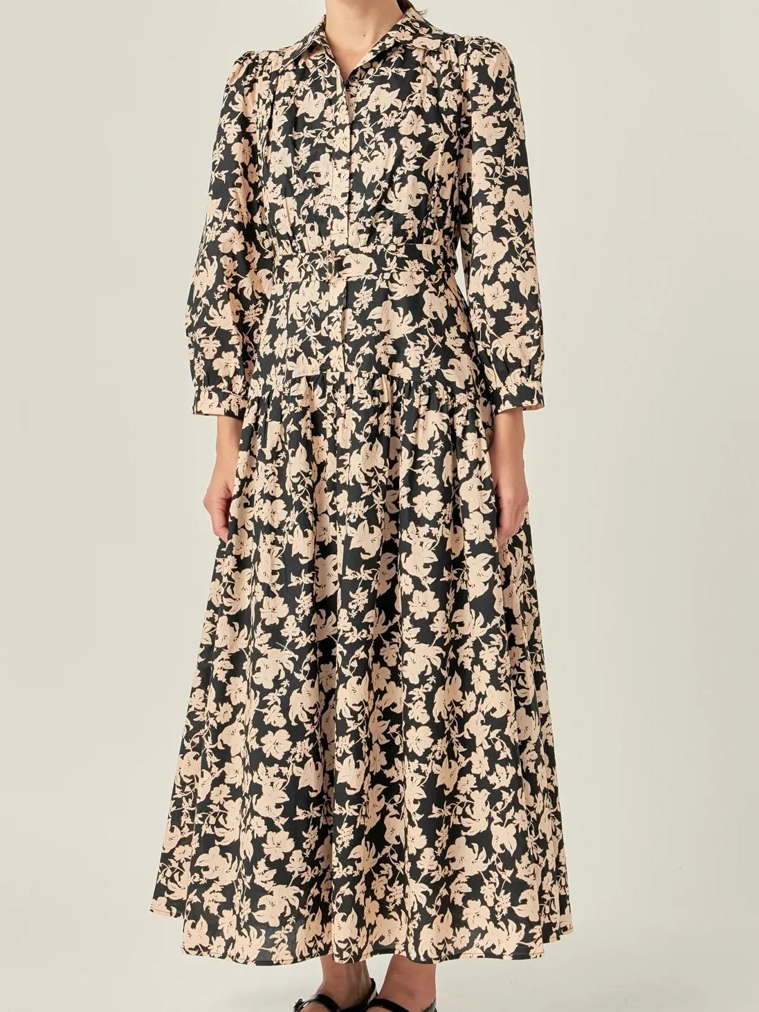 Margot Floral Dress cool mix