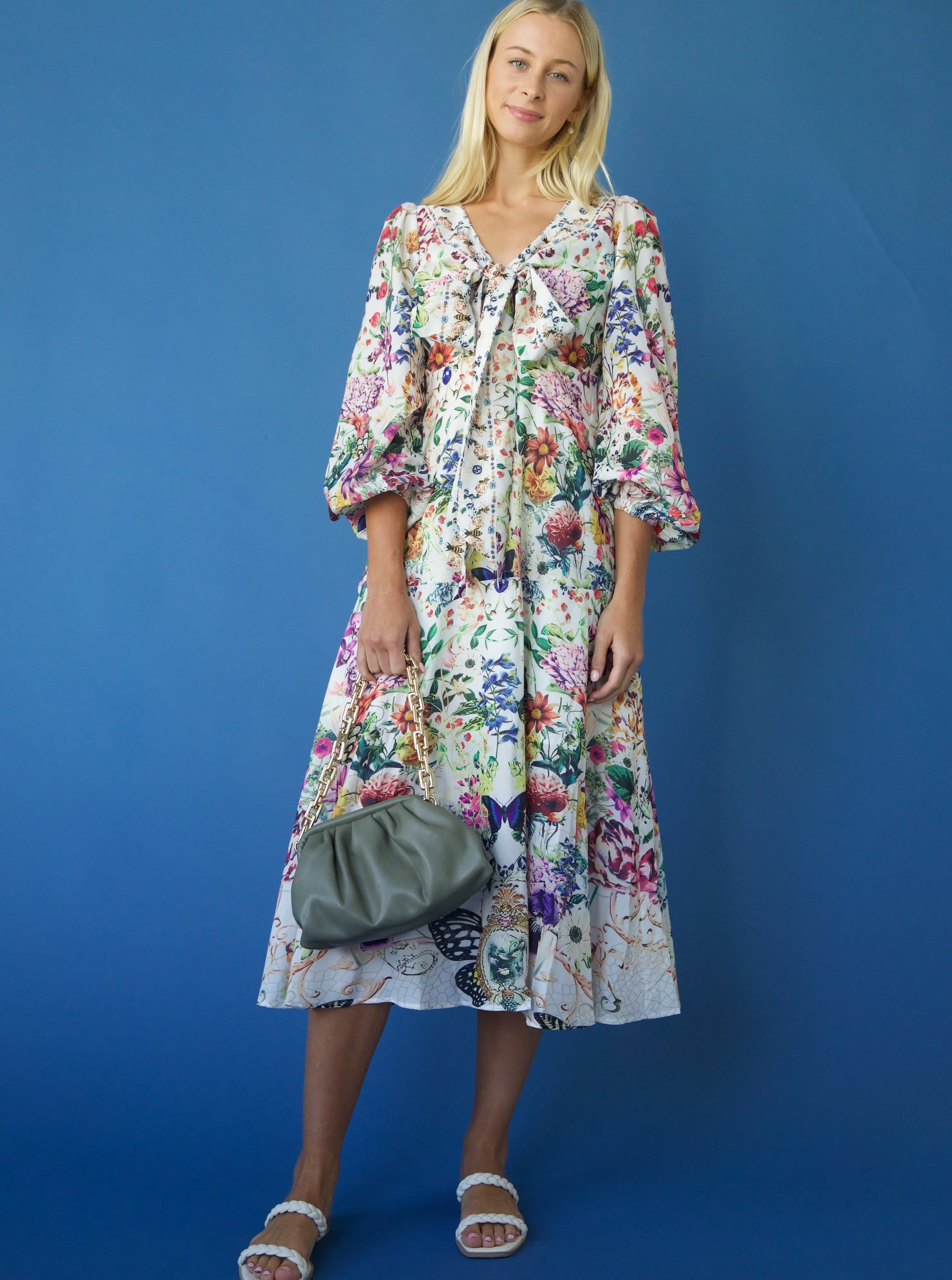 Margot Tie Dress trend fit