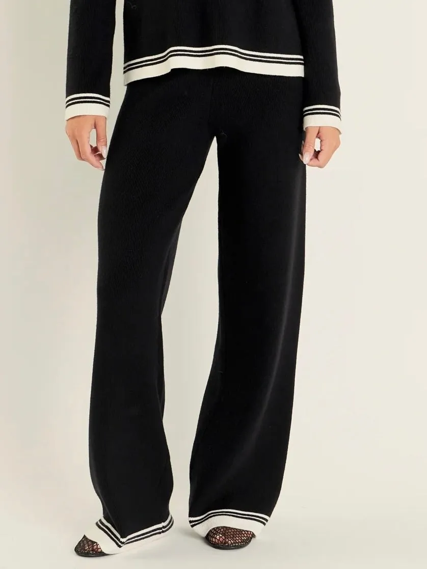 Maria Contrast Pant classical fit