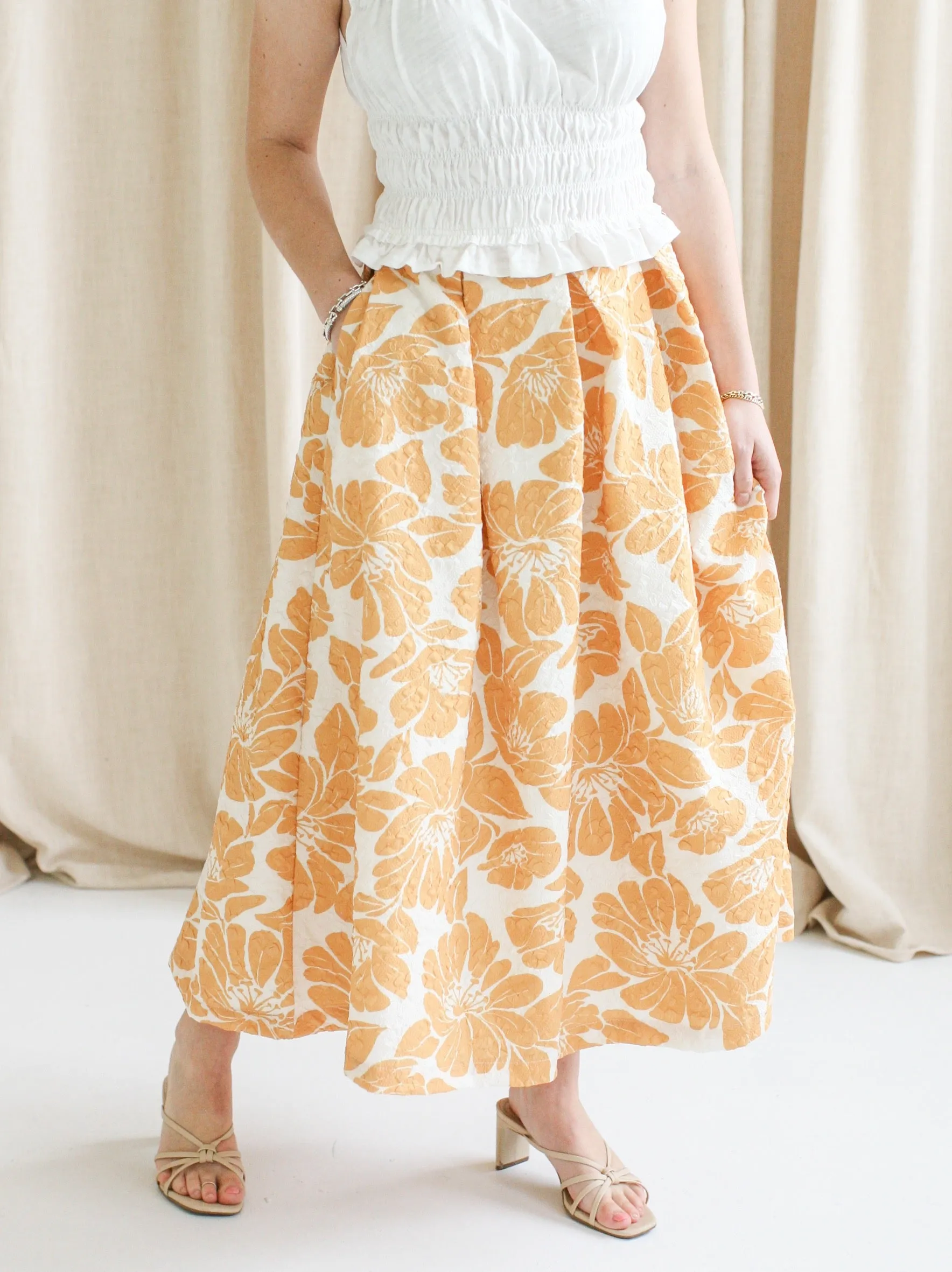 Maria Floral Skirt energetic vibe