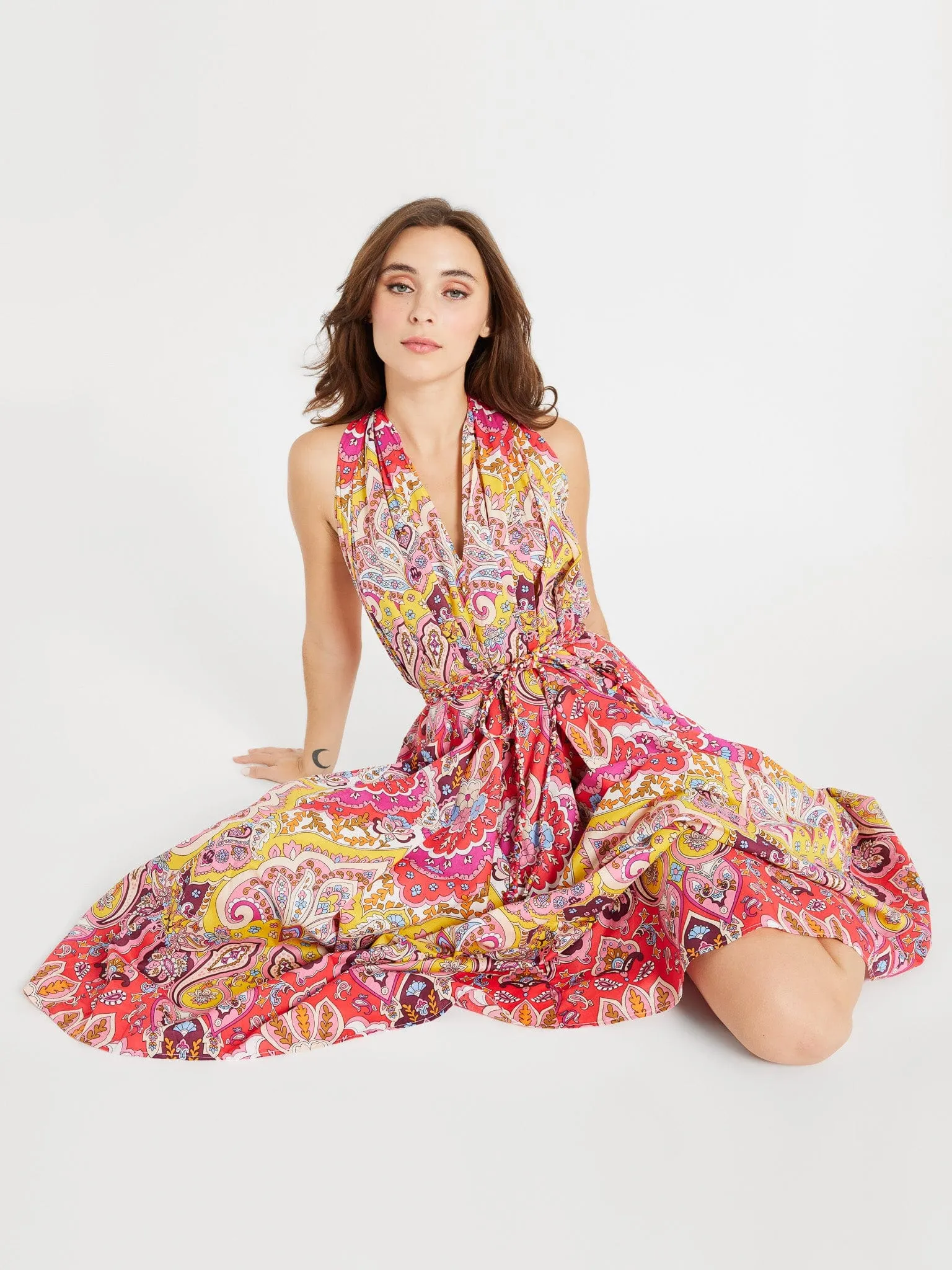 Marilyn Dress in Zanzibar lighthearted tone
