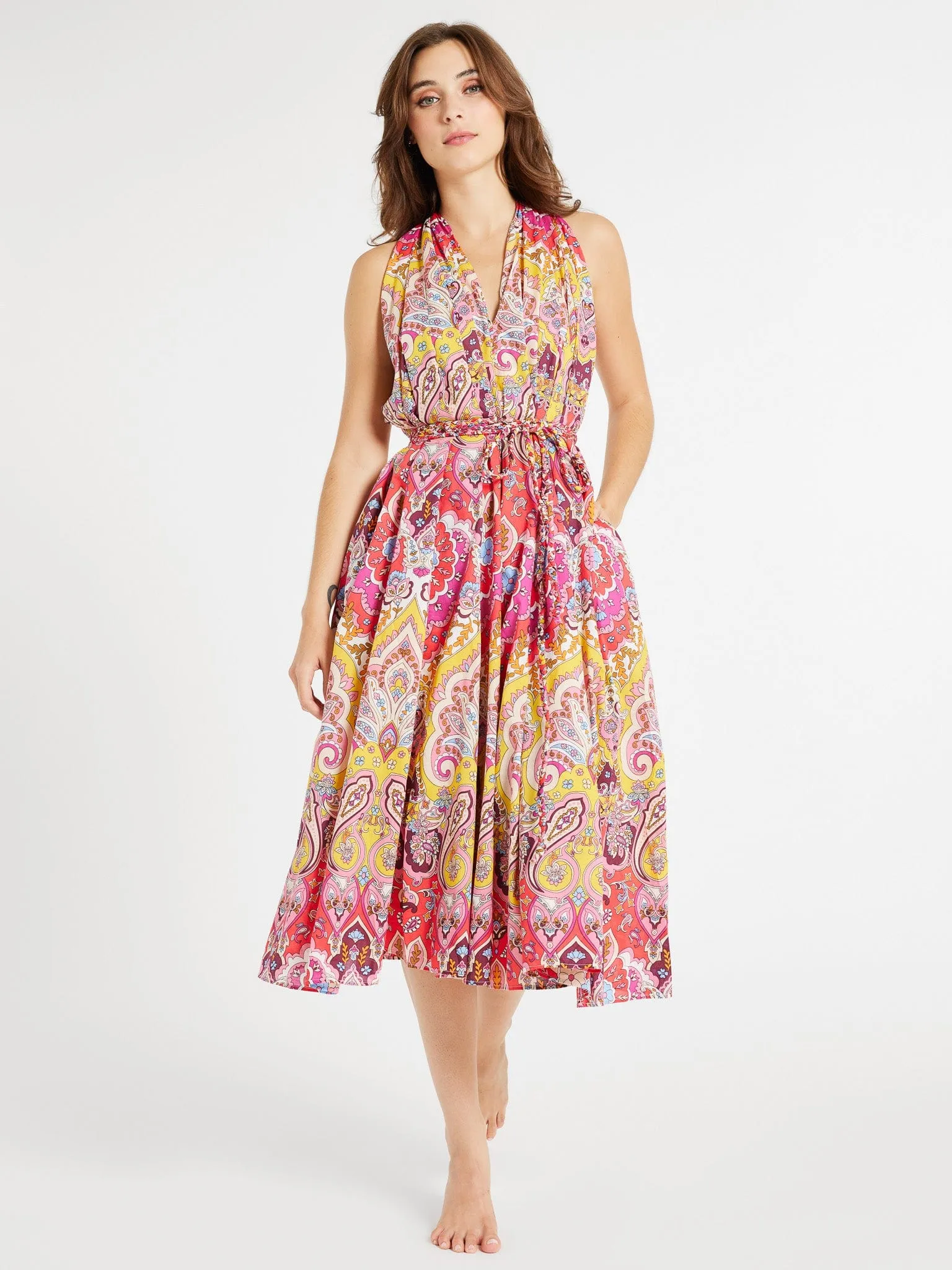 Marilyn Dress in Zanzibar breezy outfit