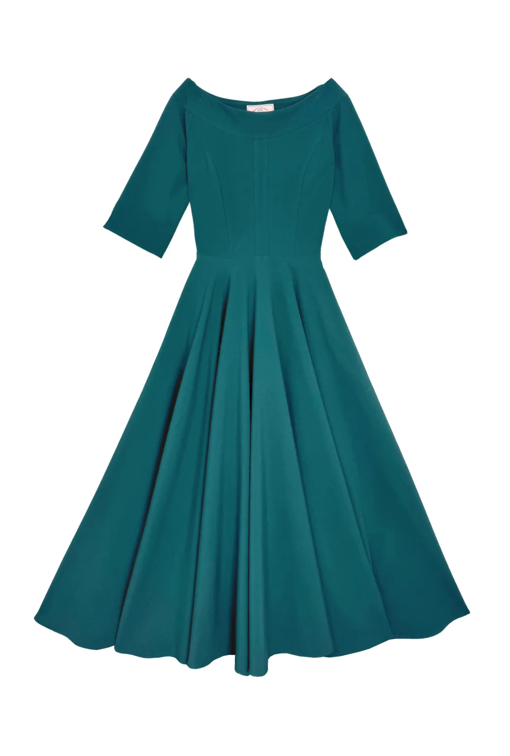 Mary Dress - Forest Crepe garden charm