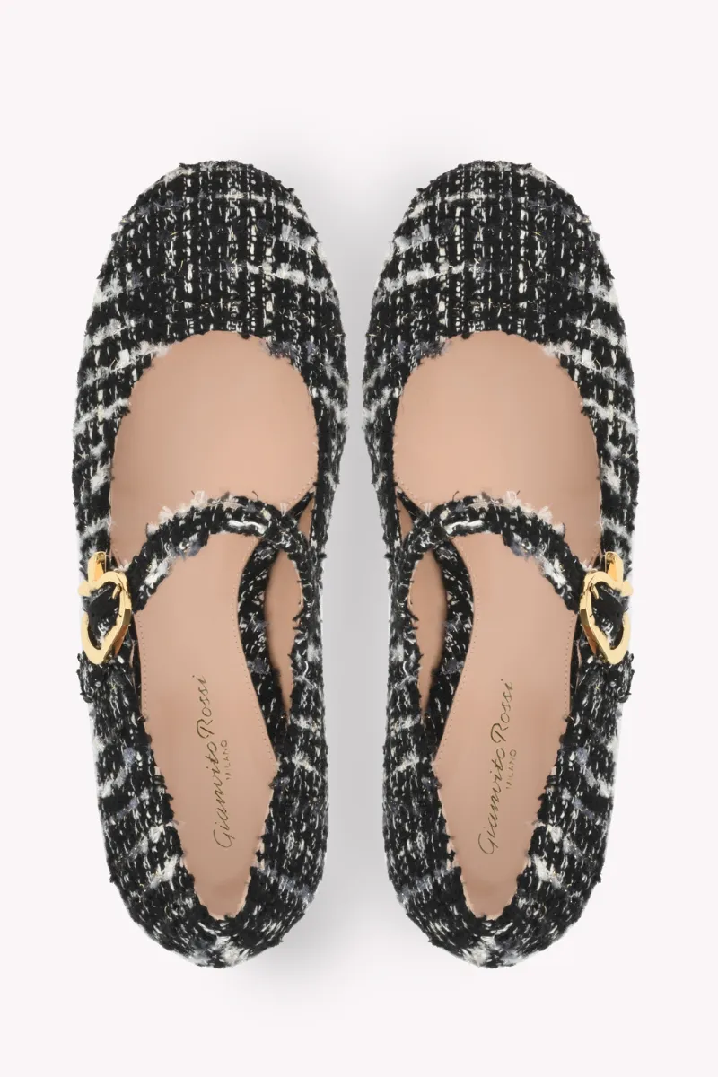 Mary Ribbon Boucle Heels romantic touch