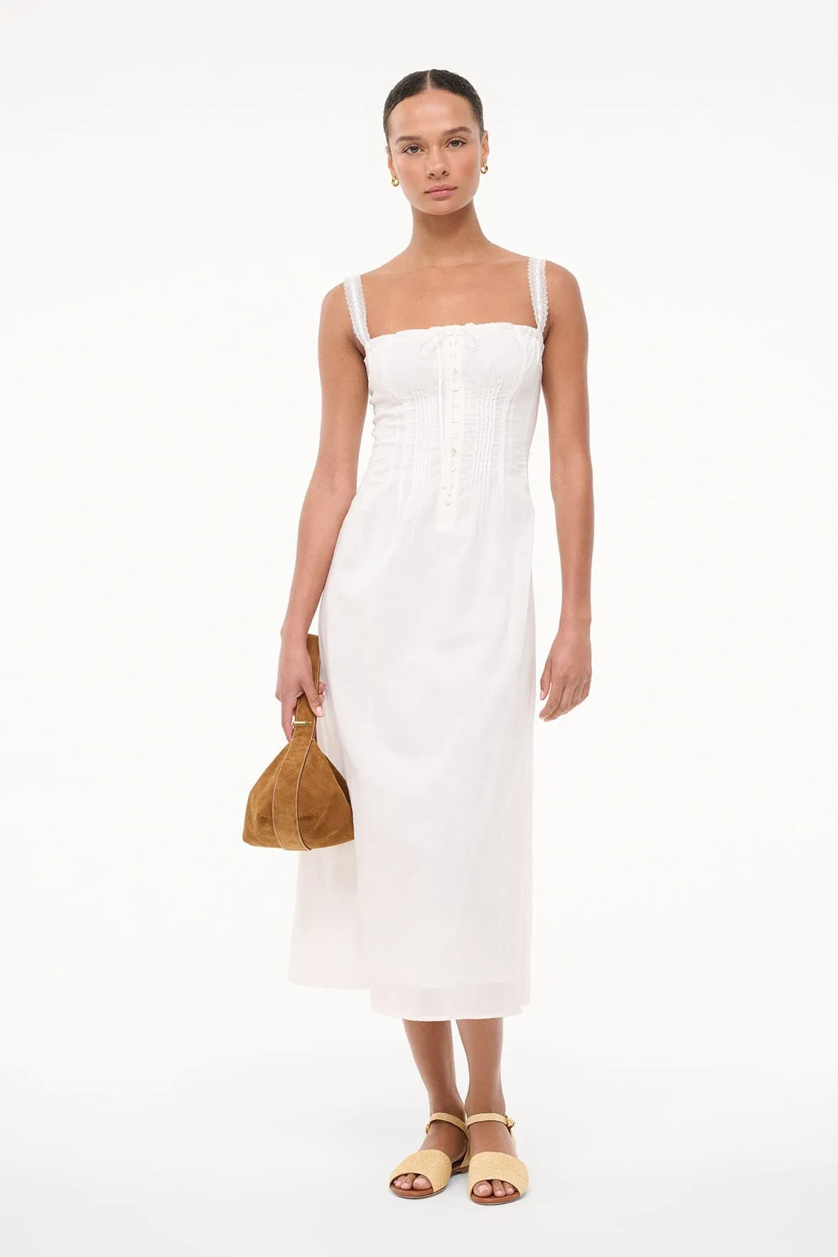 MATILDE DRESS | WHITE touch soft