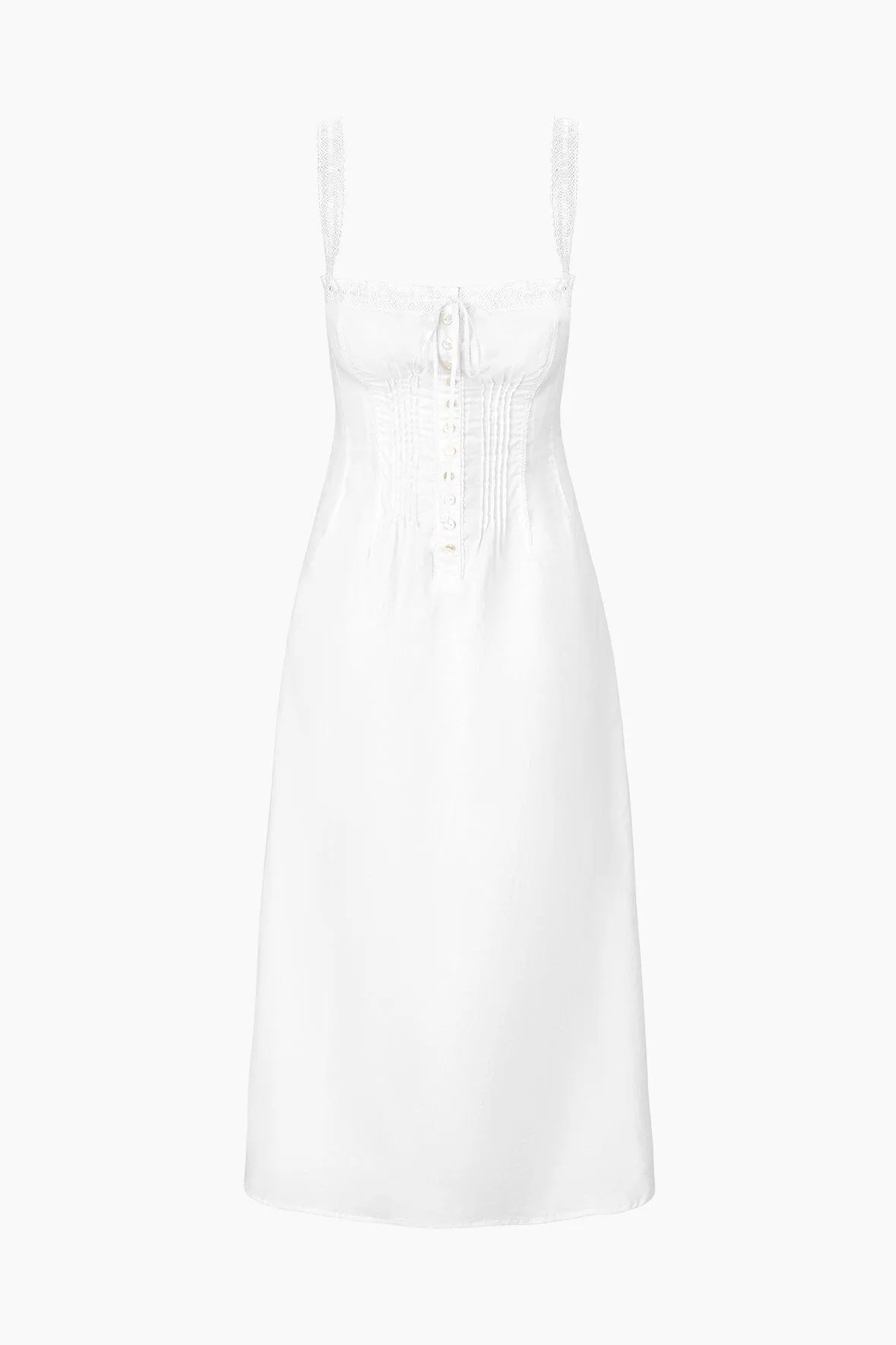 MATILDE DRESS | WHITE cozy vibe