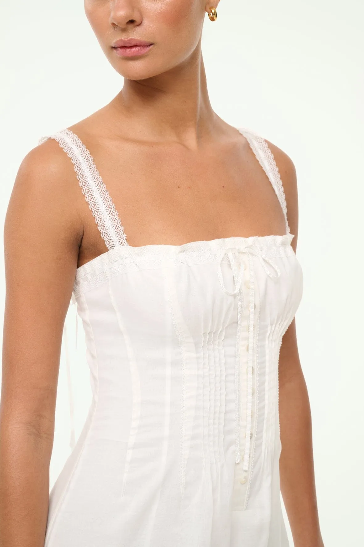 MATILDE DRESS | WHITE minimal mood