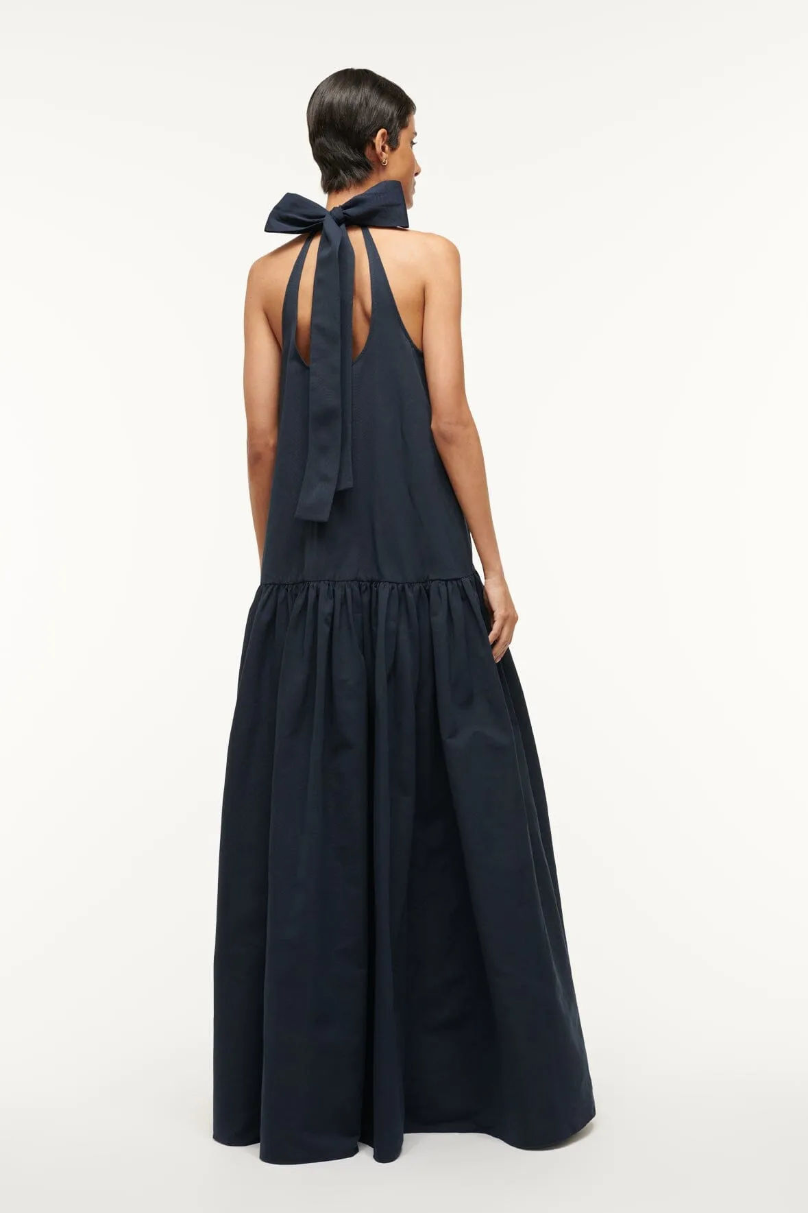 MAXI MARLOWE DRESS | NAVY polished feel