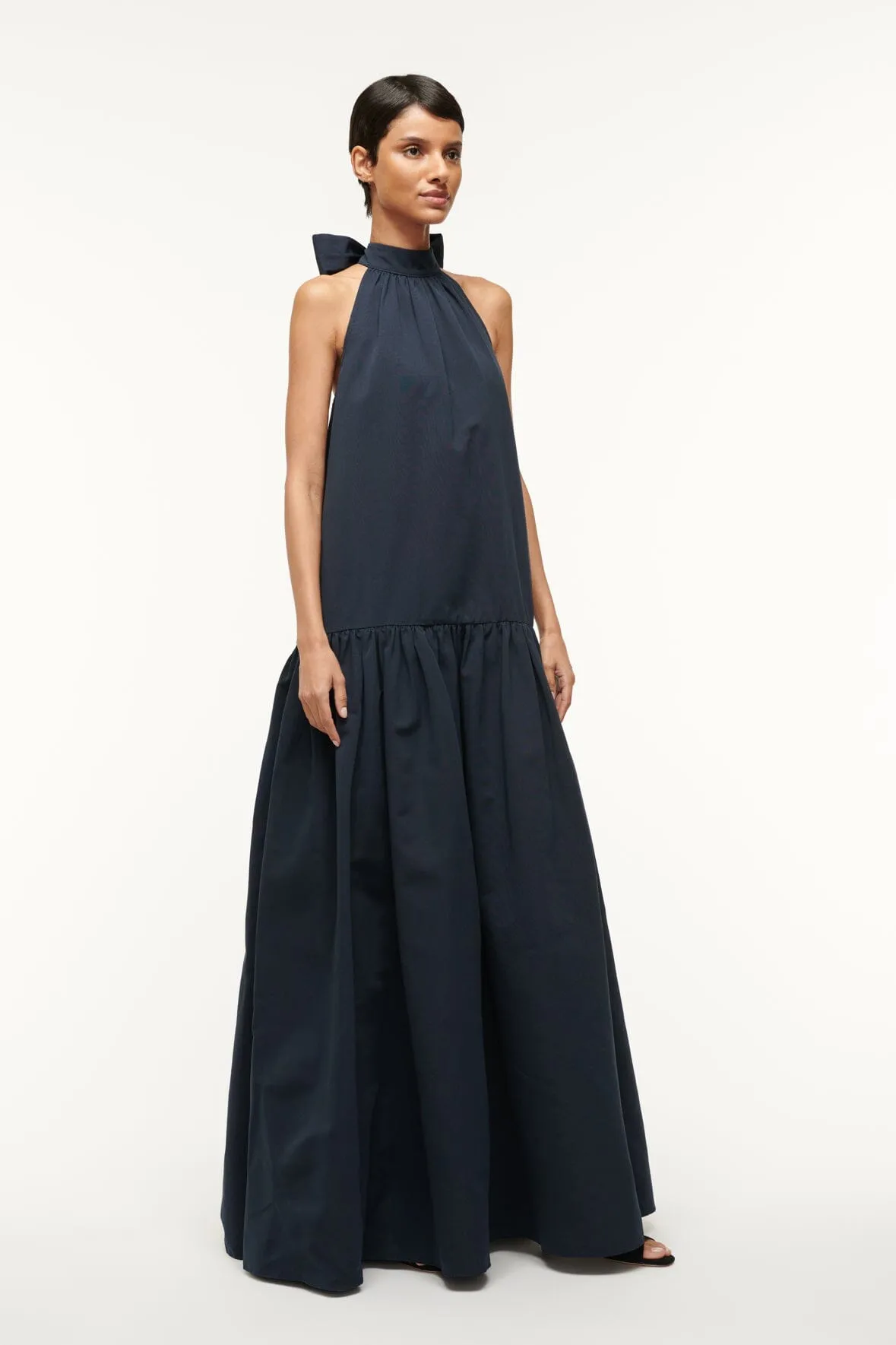 MAXI MARLOWE DRESS | NAVY casual chic