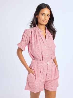Maxwell Short in Tango Stripe flexible movement
