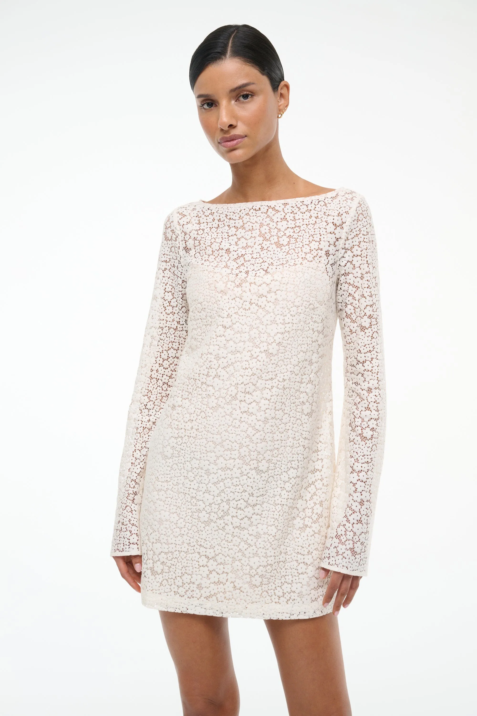 MAYA DRESS | TINY BLOOM IVORY serene glow