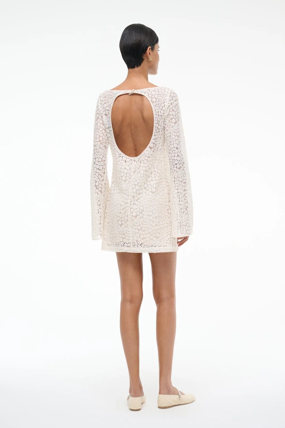 MAYA DRESS | TINY BLOOM IVORY timeless charm