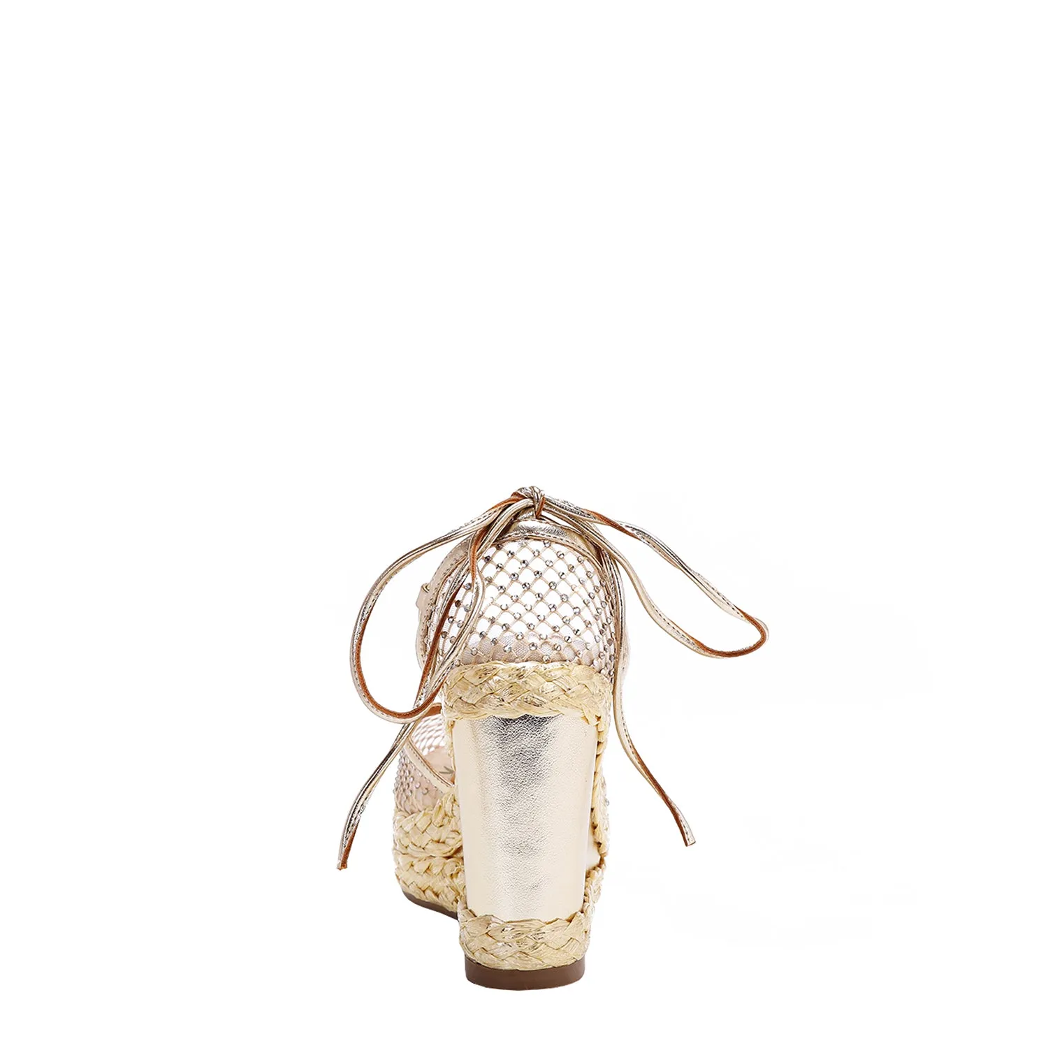 MAYA WRAP ESPADRILLE WEDGE SANDAL cool breeze