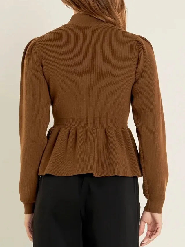 McKenzie Peplum Sweater All Day
