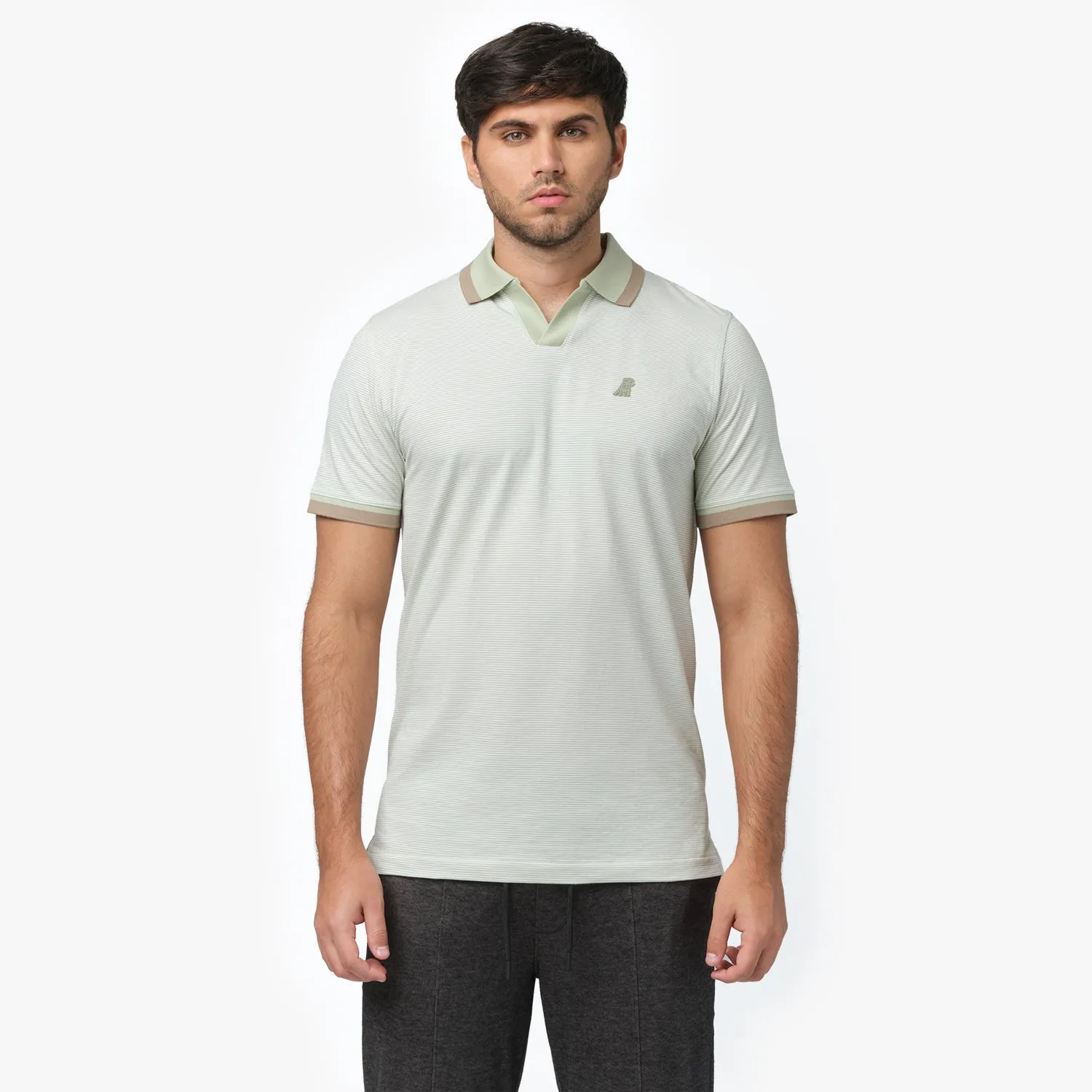 Men's Amalfi Polo Shirt style with voice