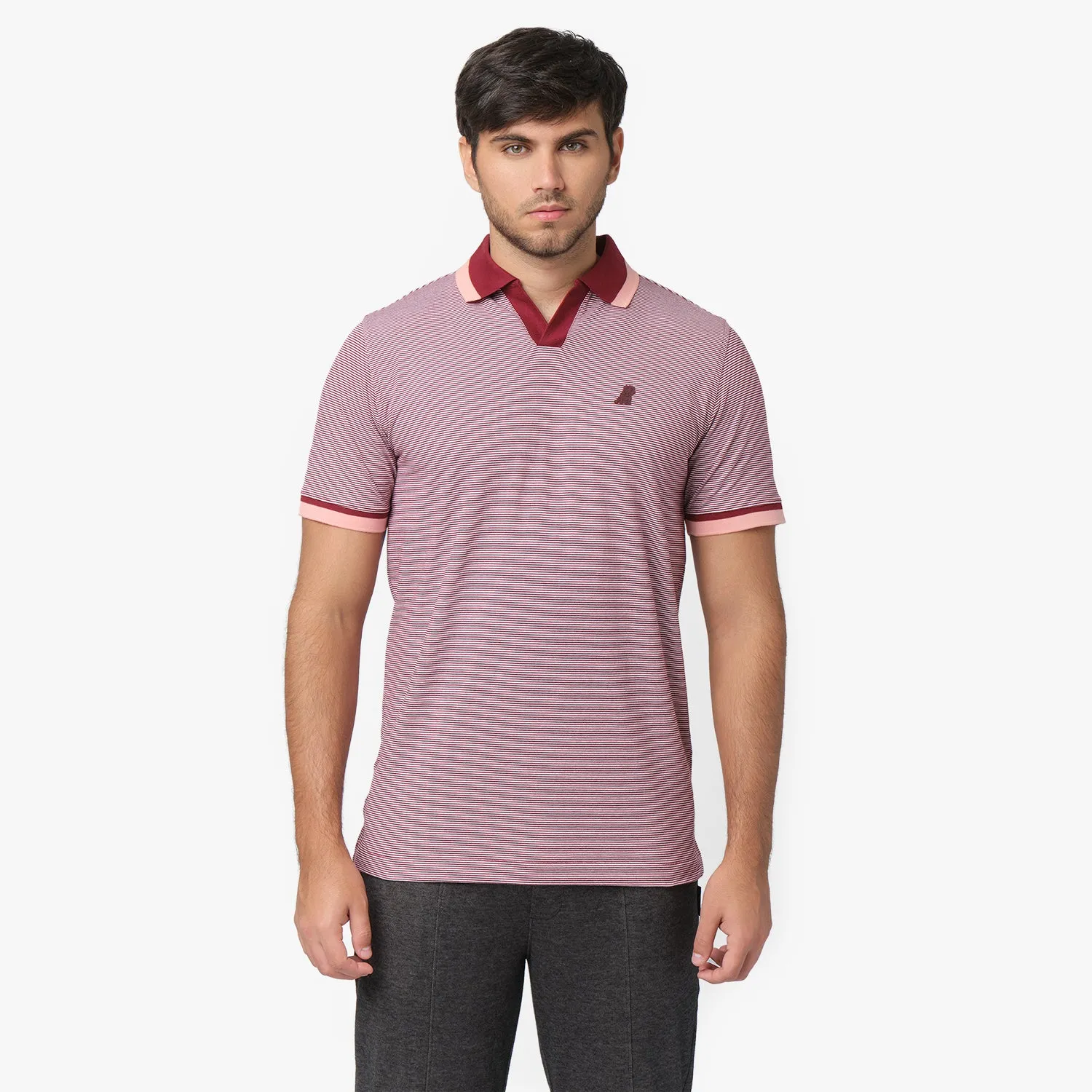 Men's Amalfi Polo Shirt 3D shape