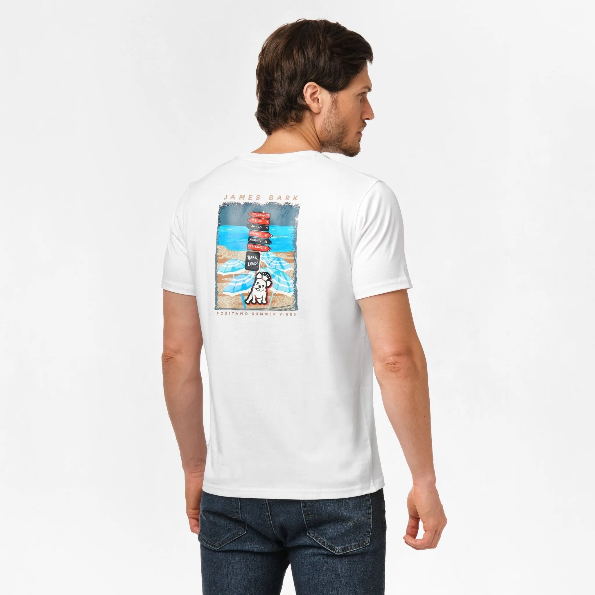 Men's Amalfi Signs Graphic Tee bold pick