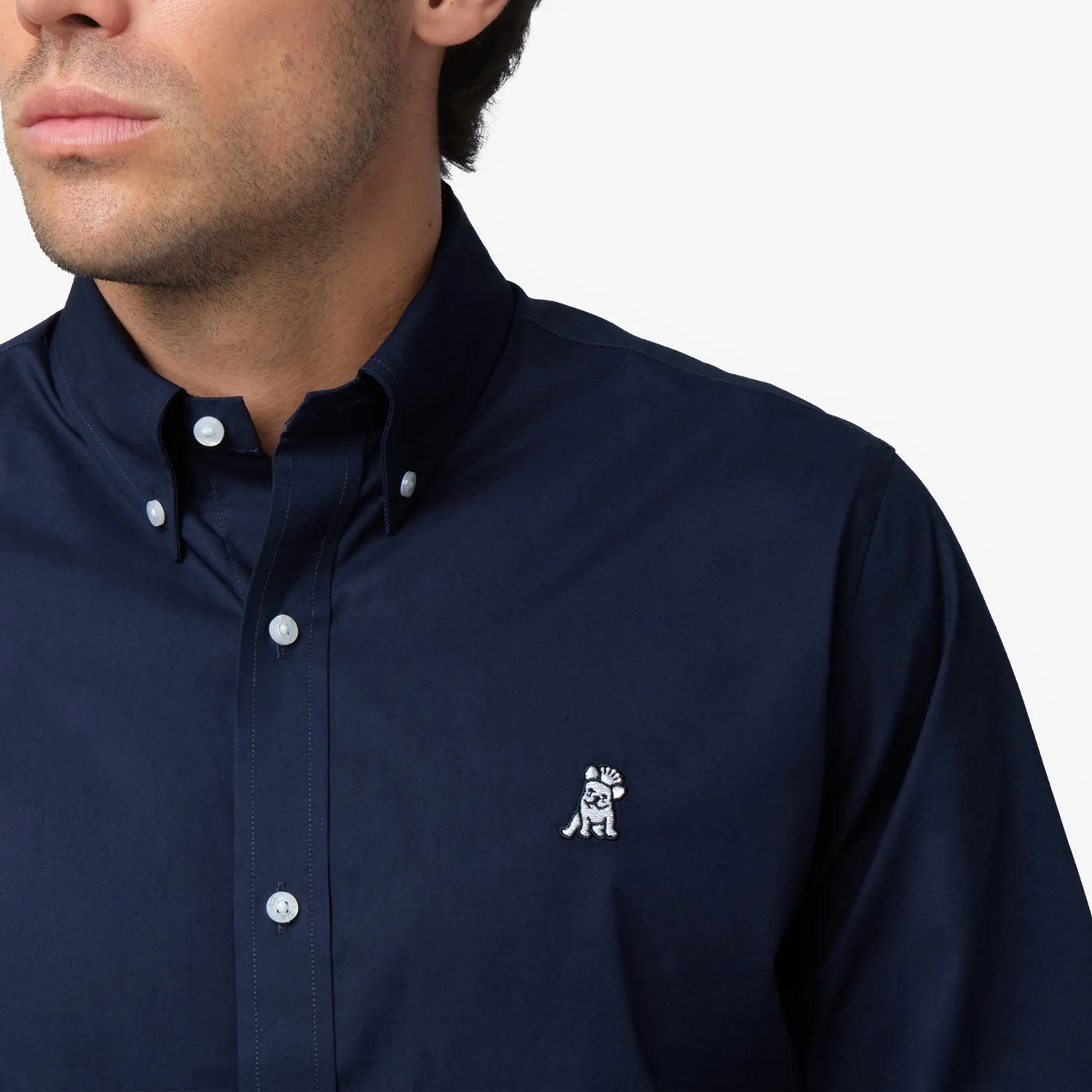 Men's Button Down Poplin Shirt effortless pick