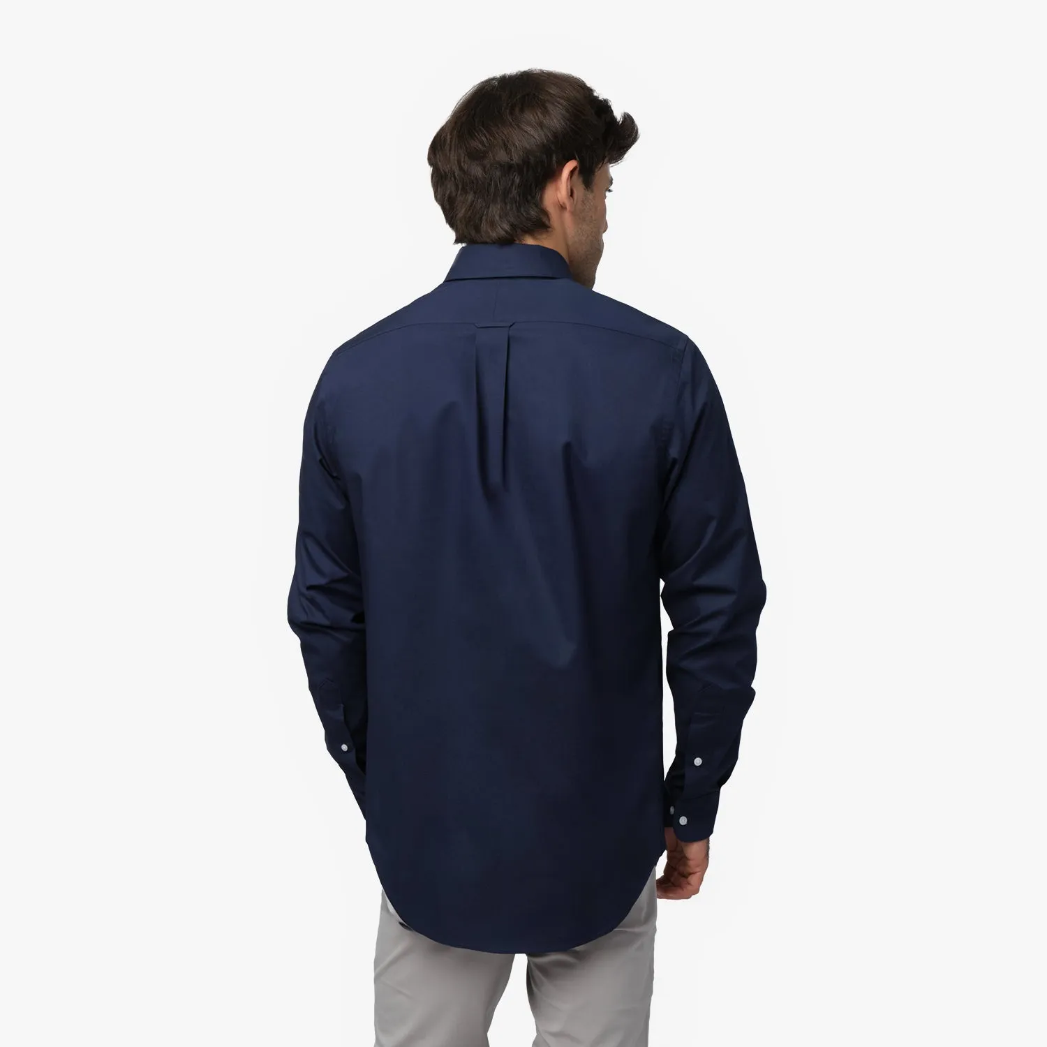 Men's Button Down Poplin Shirt downtown vibe