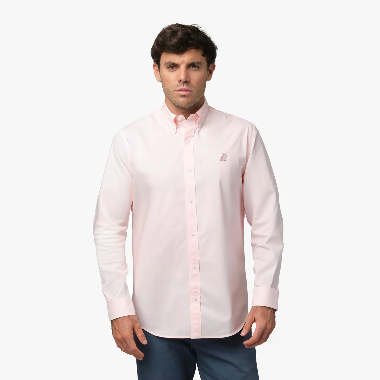 Men's Button Down Poplin Shirt evening pick