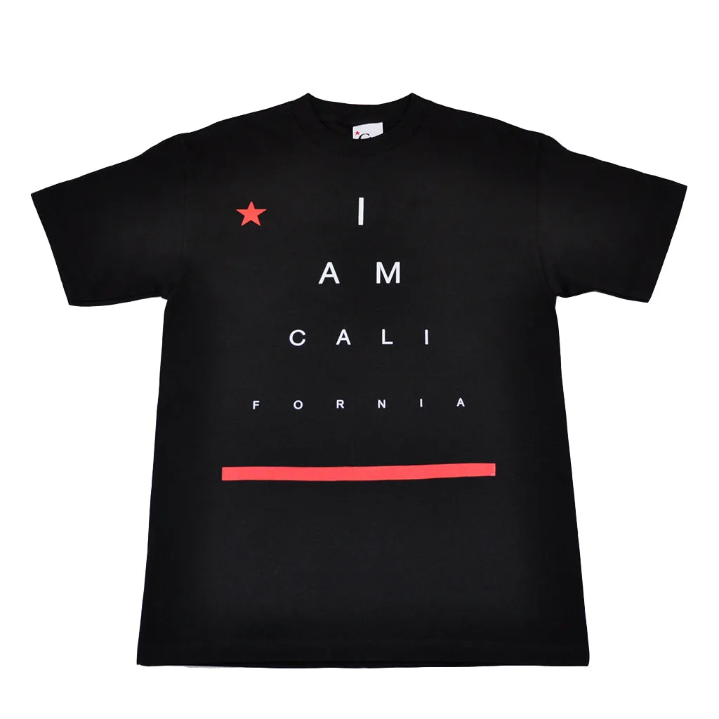 Mens Cali I Am T-Shirt Black go-to gear