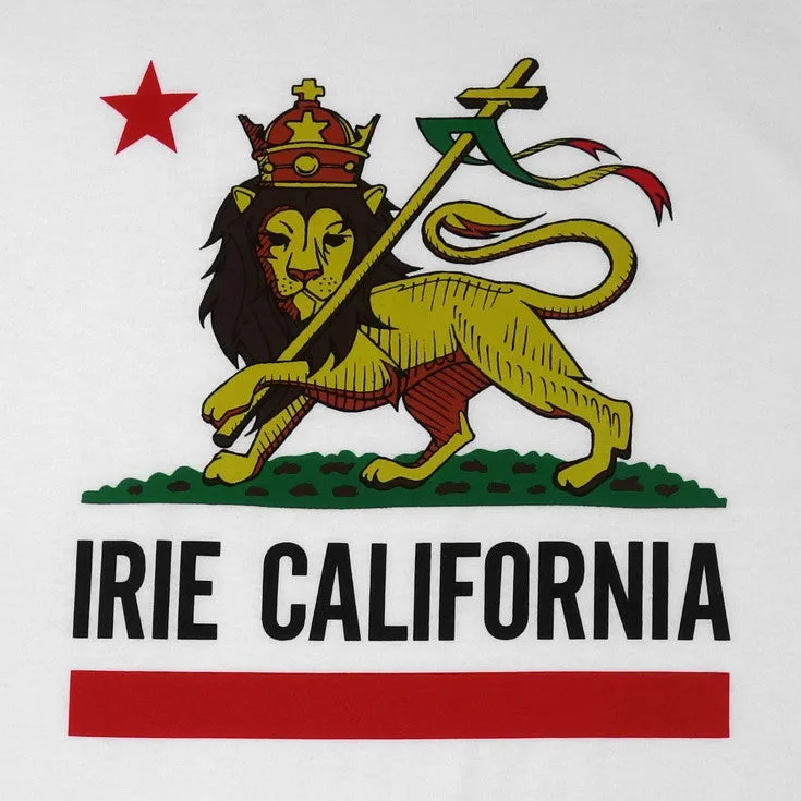 Mens Cali Lion T-Shirt White feel free
