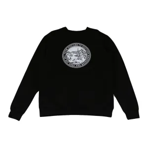 Mens Cali State Seal Crewneck Sweatshirt Black Style daily